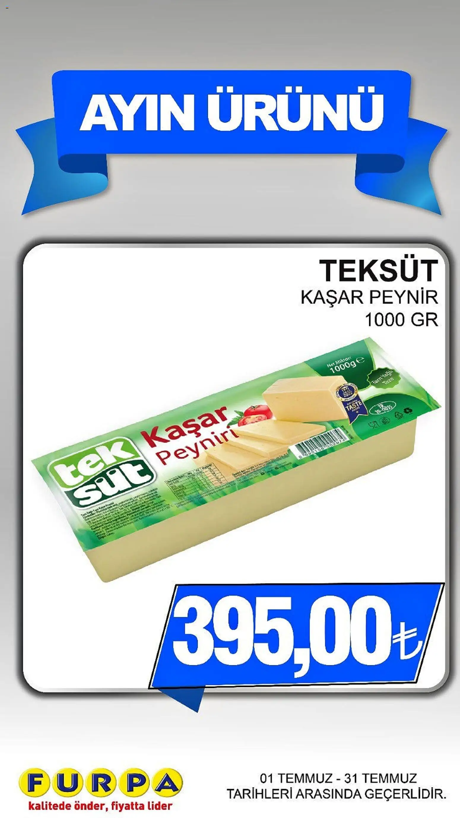 Furpa Katalog - 01 Temmuz 2026 tarihinden itibaren geçerlidir | Sayfa: 13 | Ürünler: Peynir