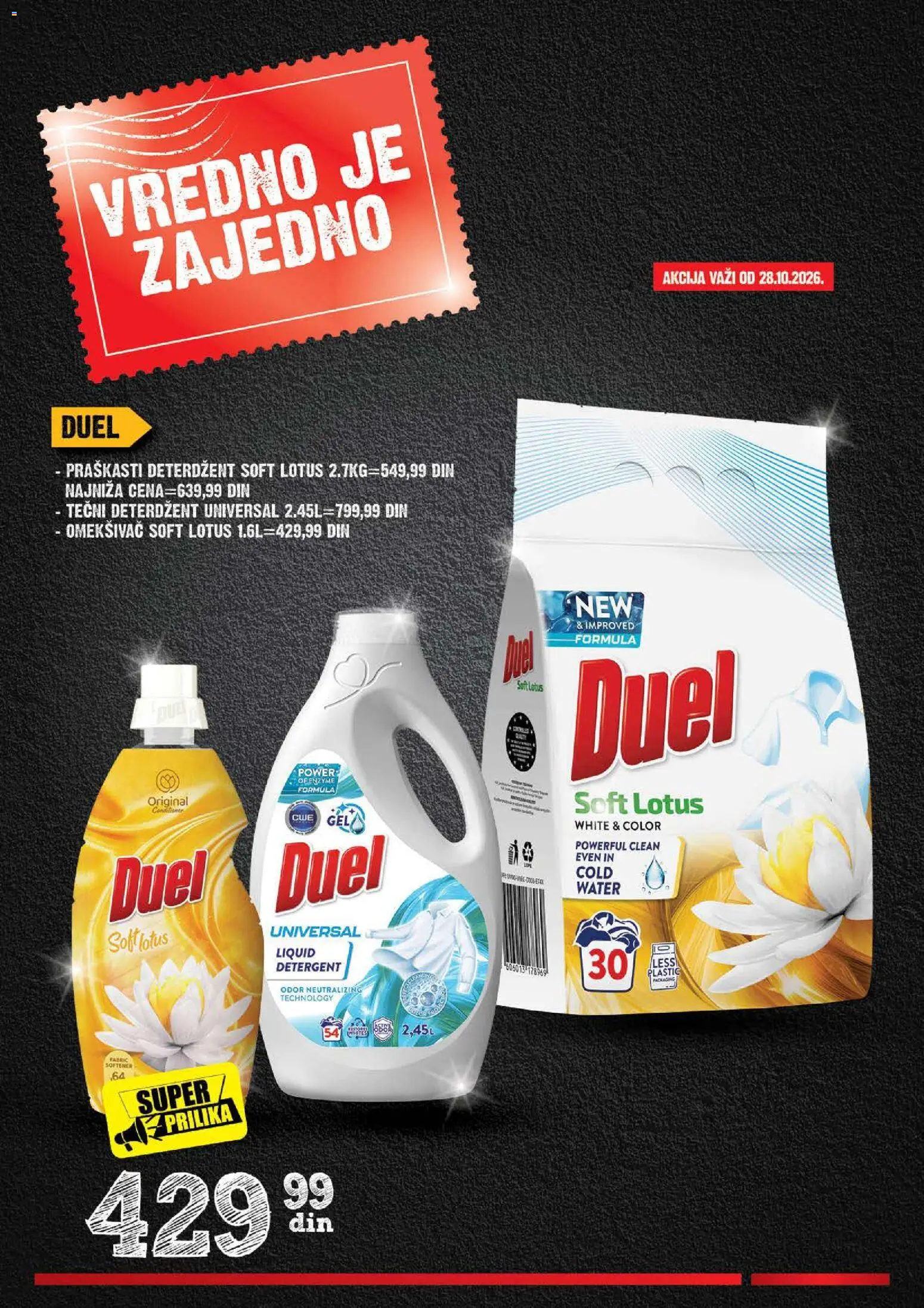 Roda katalog - važi od 26.10.2026 | Strana: 39 | Proizvode: Deterdžent, Tečni deterdžent, Omekšivač, Lotus