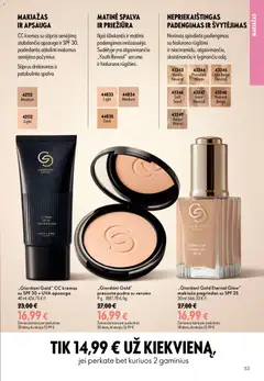 Oriflame leidinys galioja nuo 2026.08.05 | Puslapis: 53 | Prekių: Makiažo pagrindas, Pudra, CC kremas, Kremas
