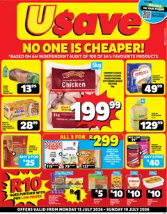 Usave specials catalogue – valid from 13/07/2026