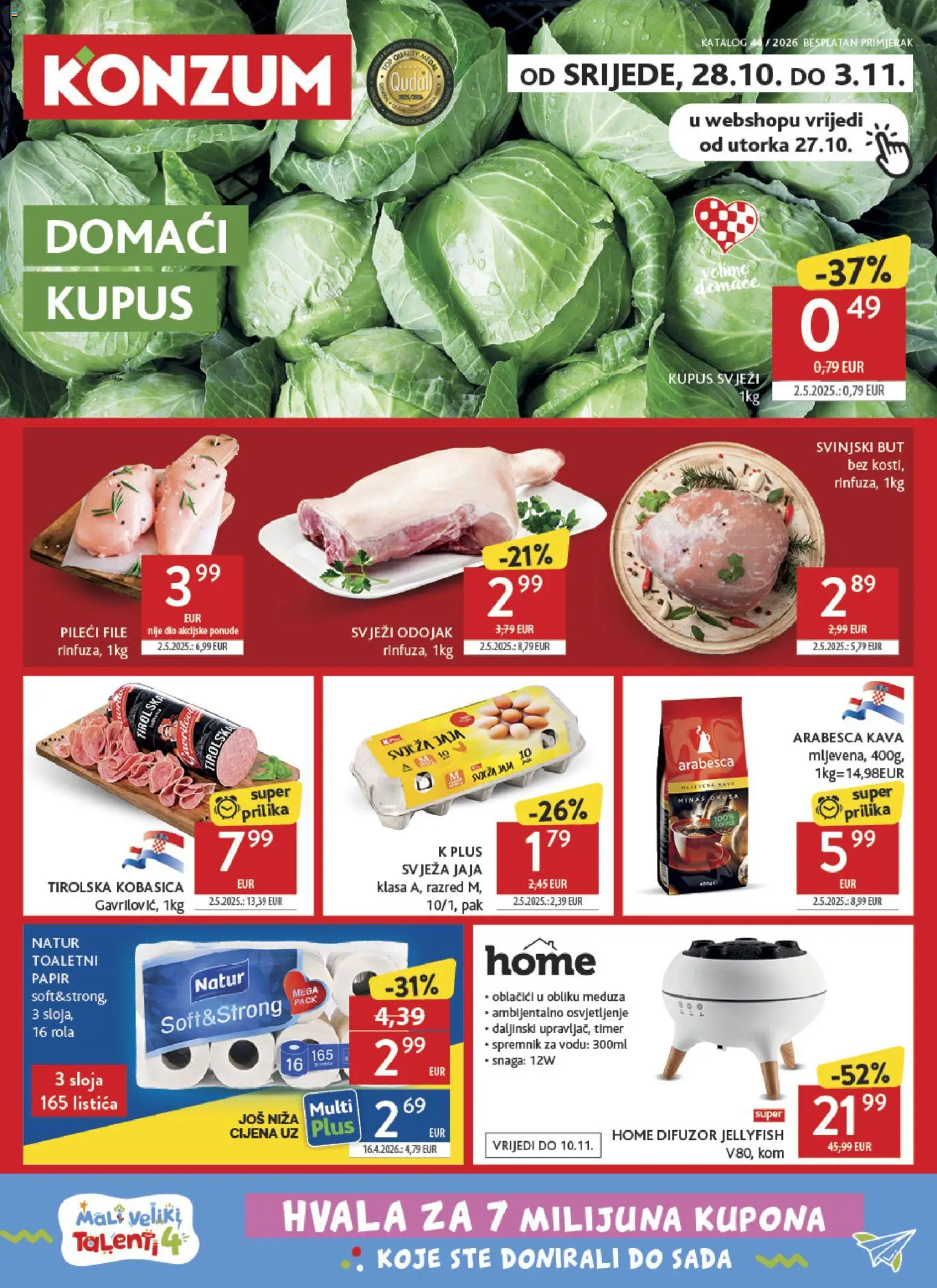 Konzum katalog | vrijedi od 28.10.2026 | Stranica: 1