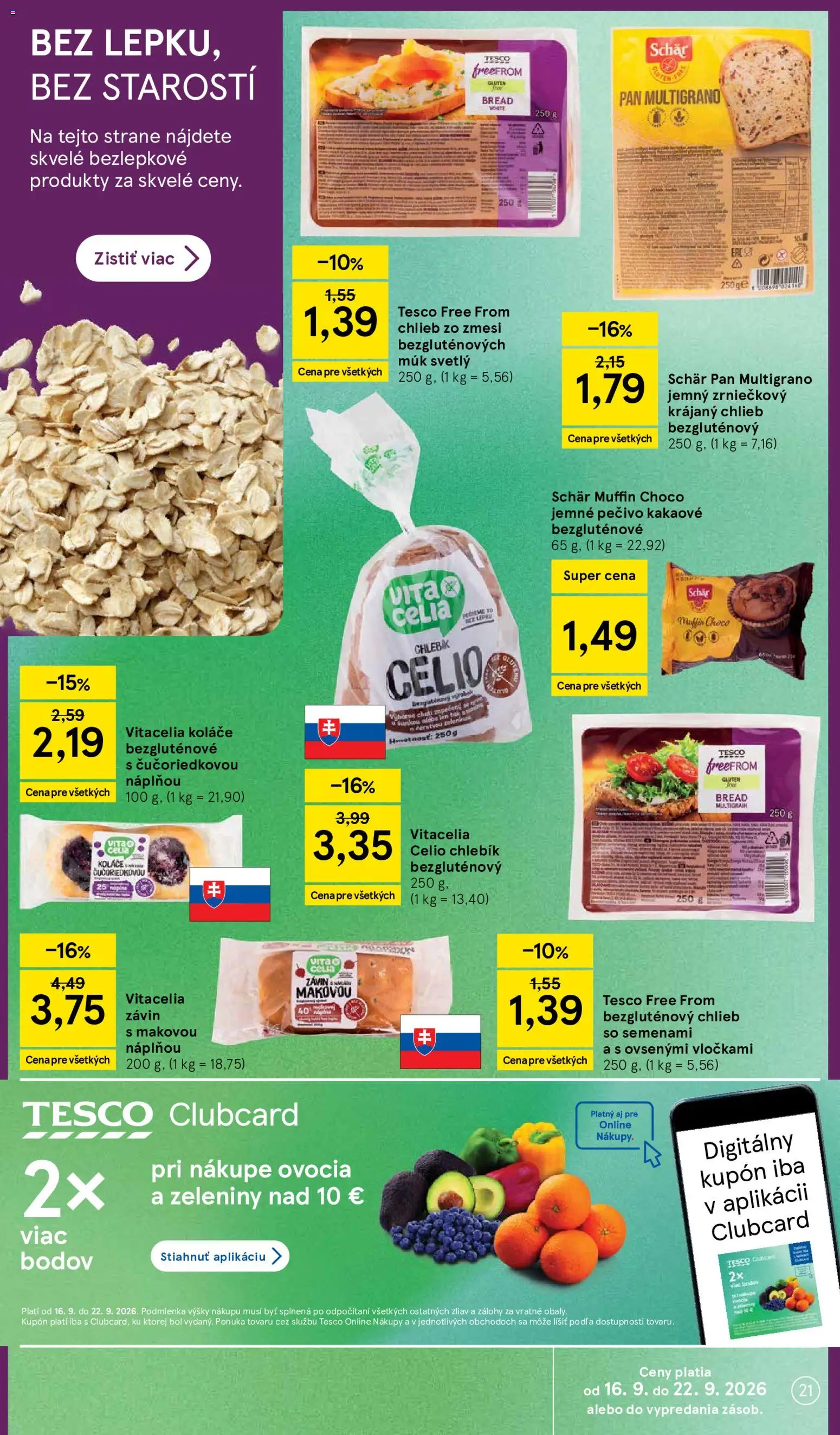 Nové Tesco akcie – leták je platný od 16.09.2026 | Strana: 21
