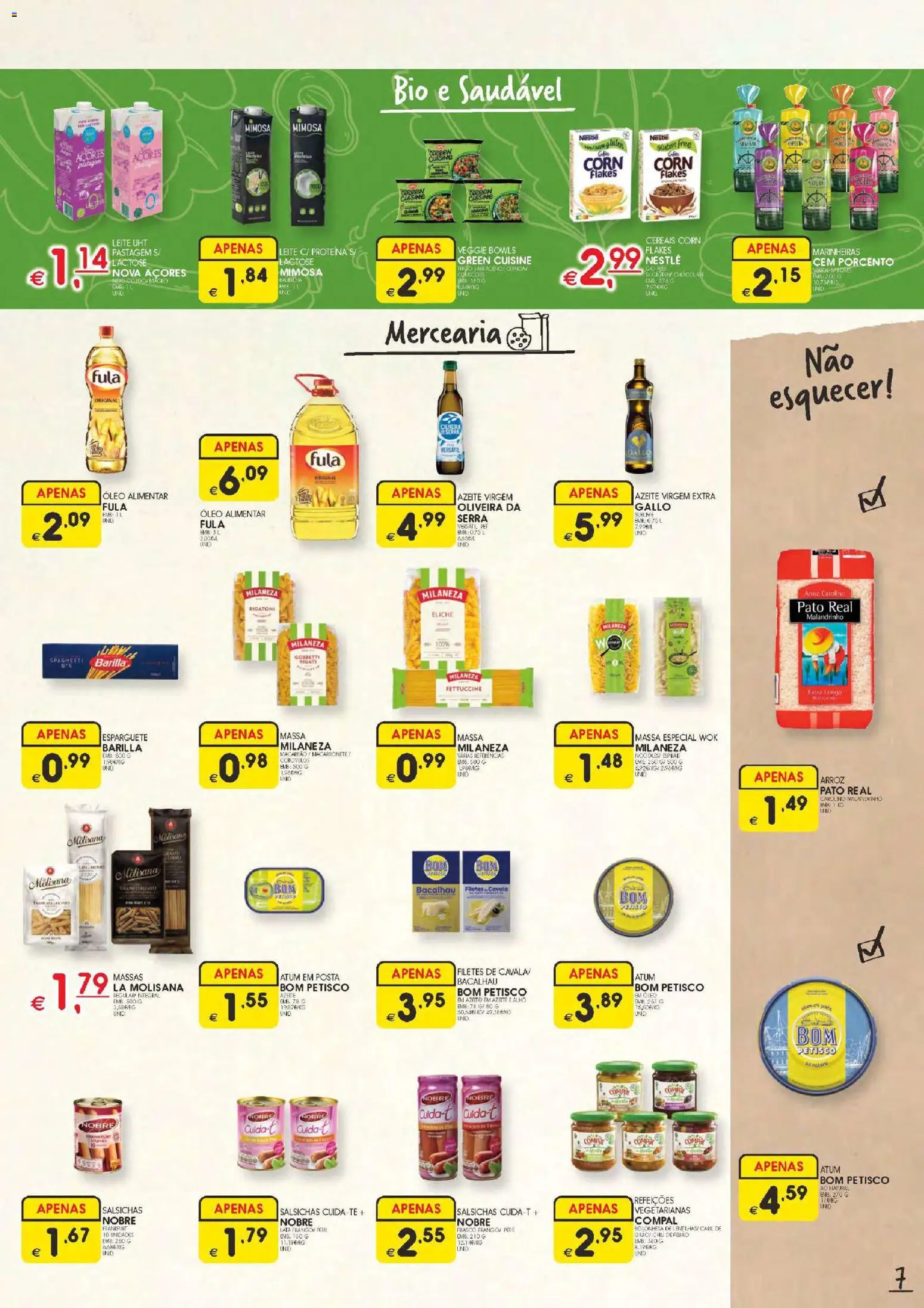 Meu Super folheto │ válido de 11.06.2026 | Página: 7 | Produtos: Leite, Chocolate, Arroz, Proteina