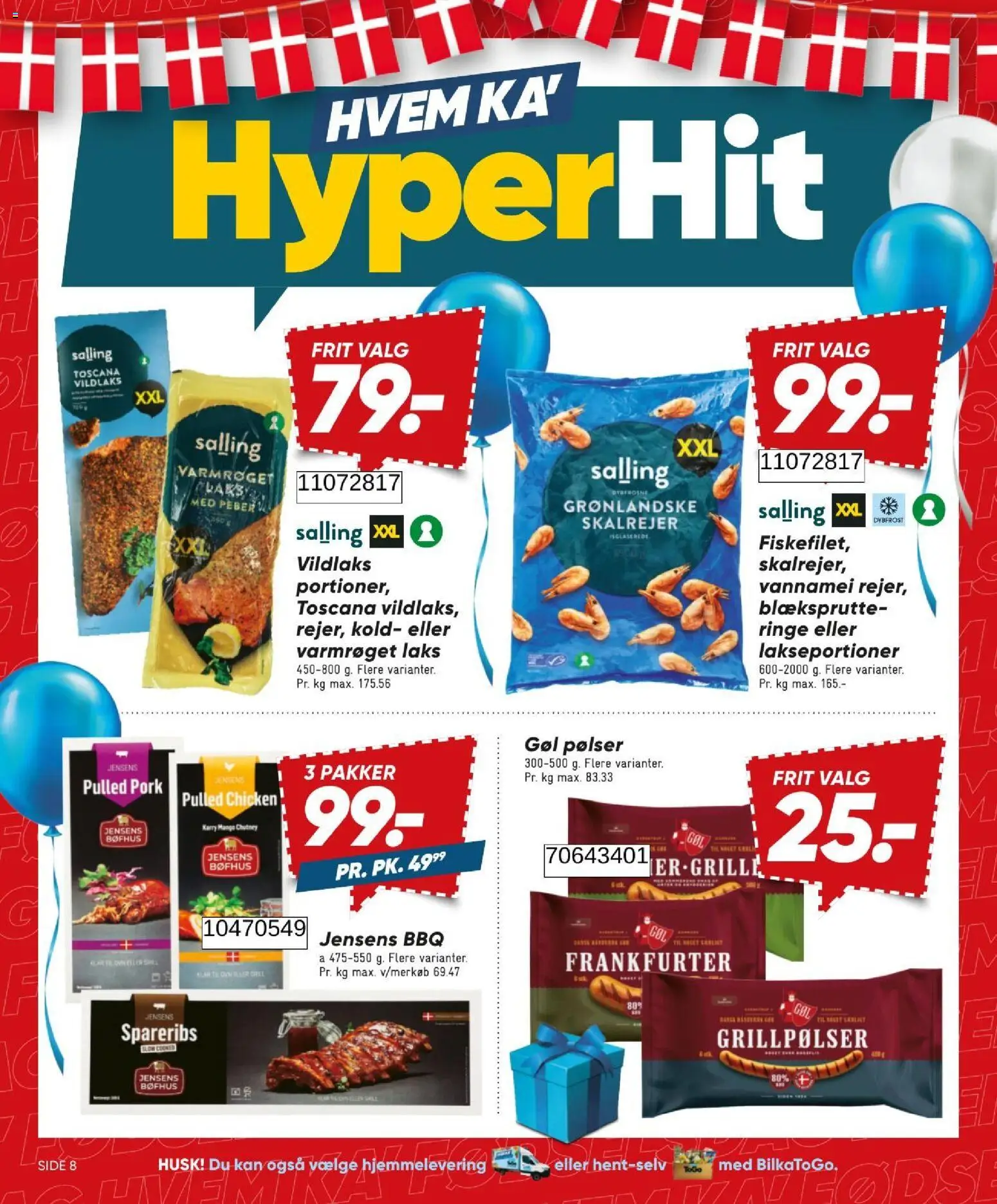 Bilka tilbudsavis – gyldig fra 31/07/2026 | Side: 8 | Produkter: Mango, Pølser, Peber, Aparelho de barbear
