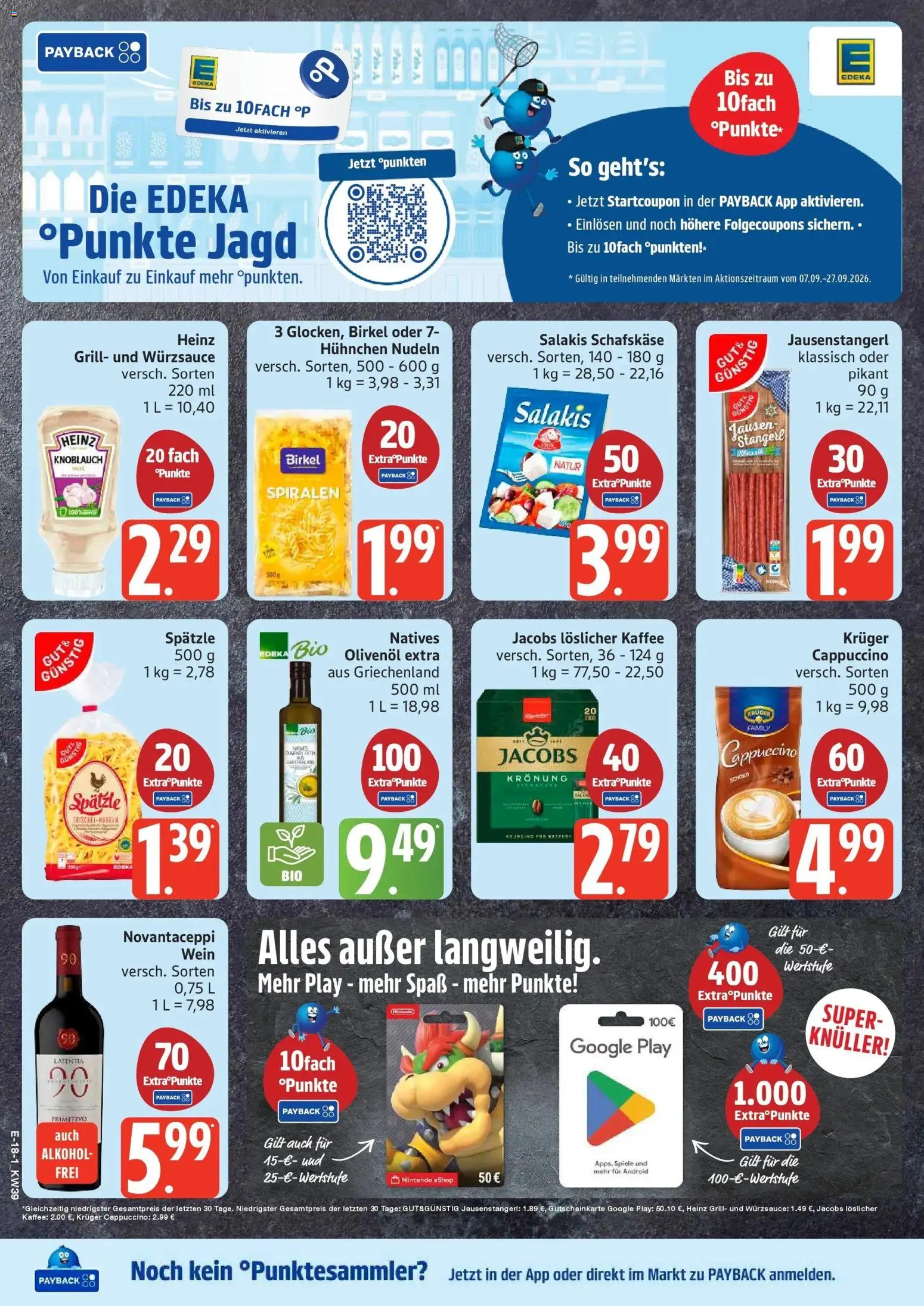 Edeka Prospekt Husum (ab 21.09.2026) » Angebote Online | Seite: 24 | Produkte: Kaffee, Olivenol, Löslicher Kaffee, Schafskase