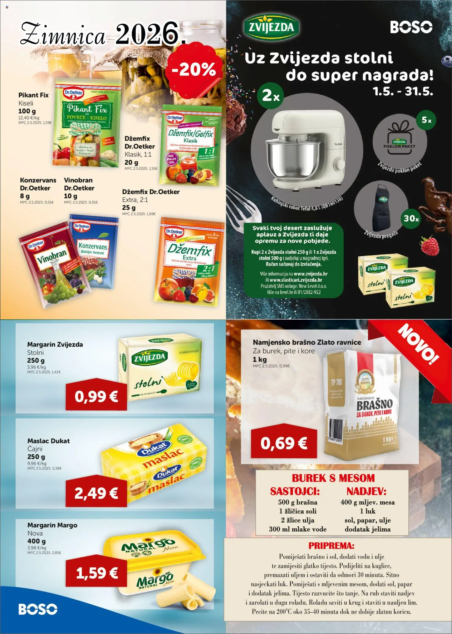 Boso katalog | vrijedi od 07.05.2026 | Stranica: 6 | Proizvodi: Maslac, Margarin, Šećer, Burek