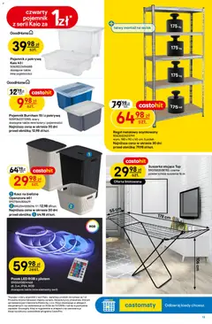 Pogląd oferty "Castorama gazetka" - ważna od 24.06.2026 | Strona: 13 | Produkty: Top, Regał metalowy, Suszarka, Regał