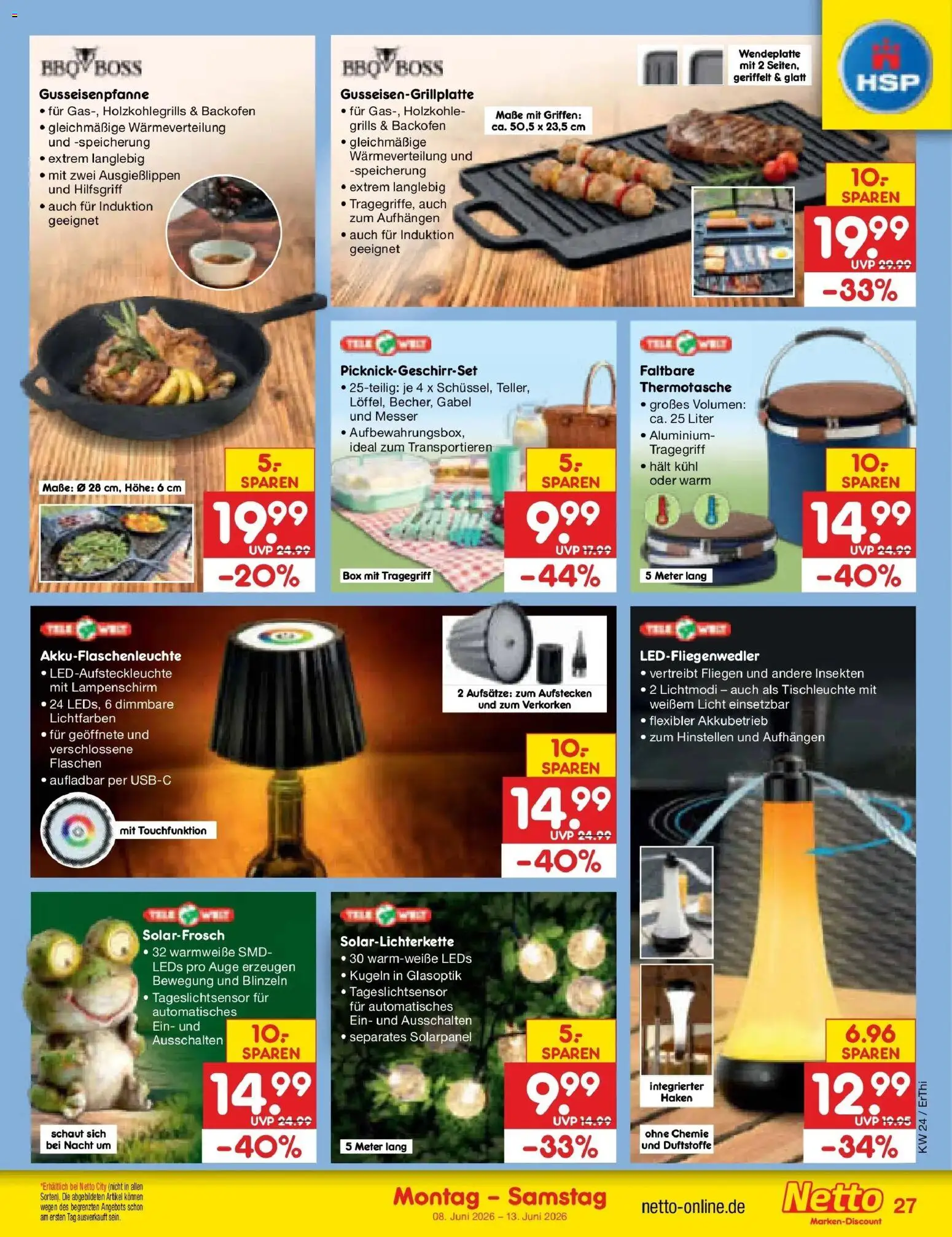 Netto Marken-Discount Prospekt Weimar – gültig ab 08.06.2026 | Seite: 45 | Produkte: Box, Lampenschirm, Backofen