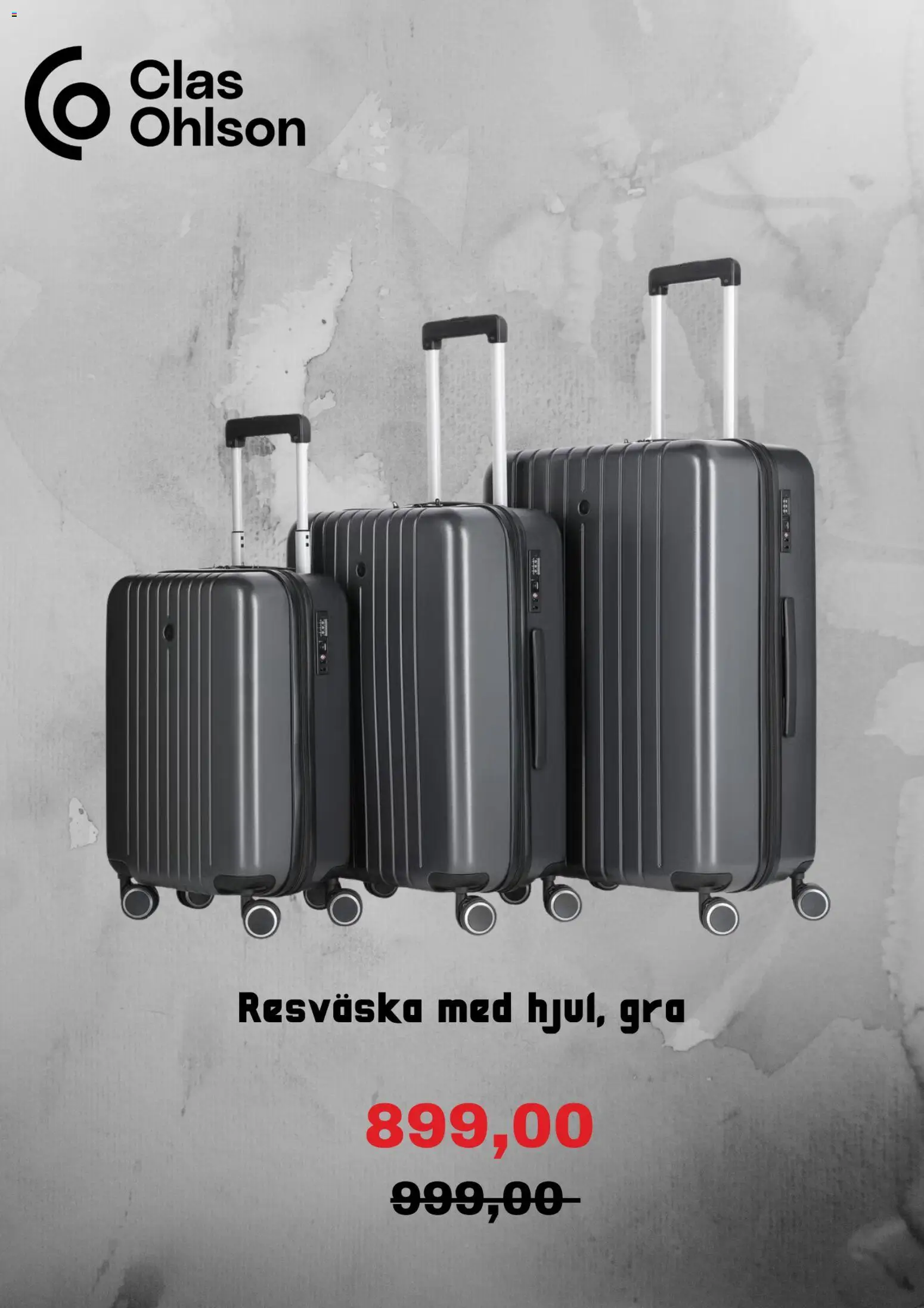 Clas Ohlson reklamblad aktuell från 23/06/2026 | Sida: 2 | Produkter: Resväska