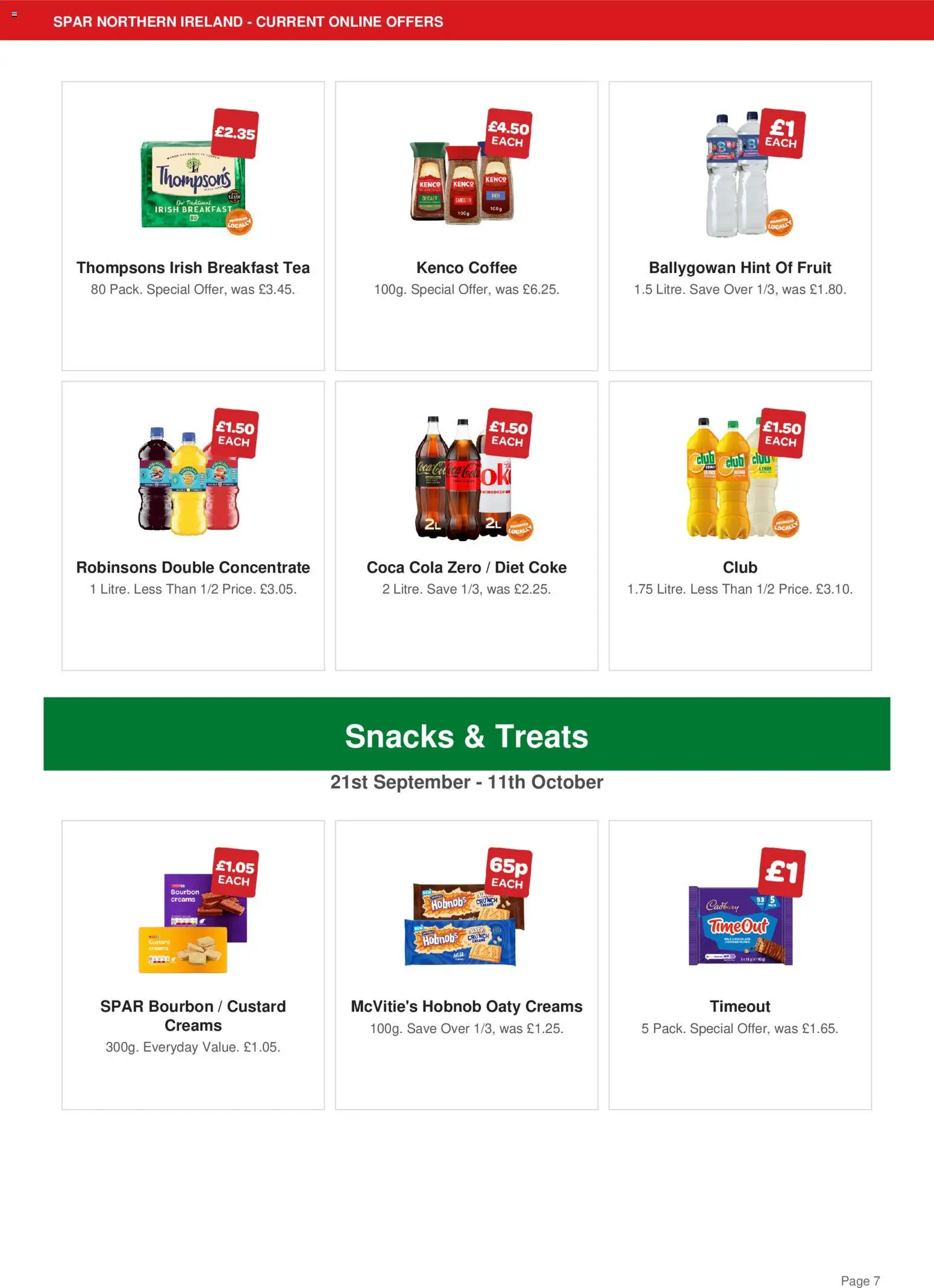 {H1} | Page: 7 | Products: Fruit, Coffee, Tea, Bourbon