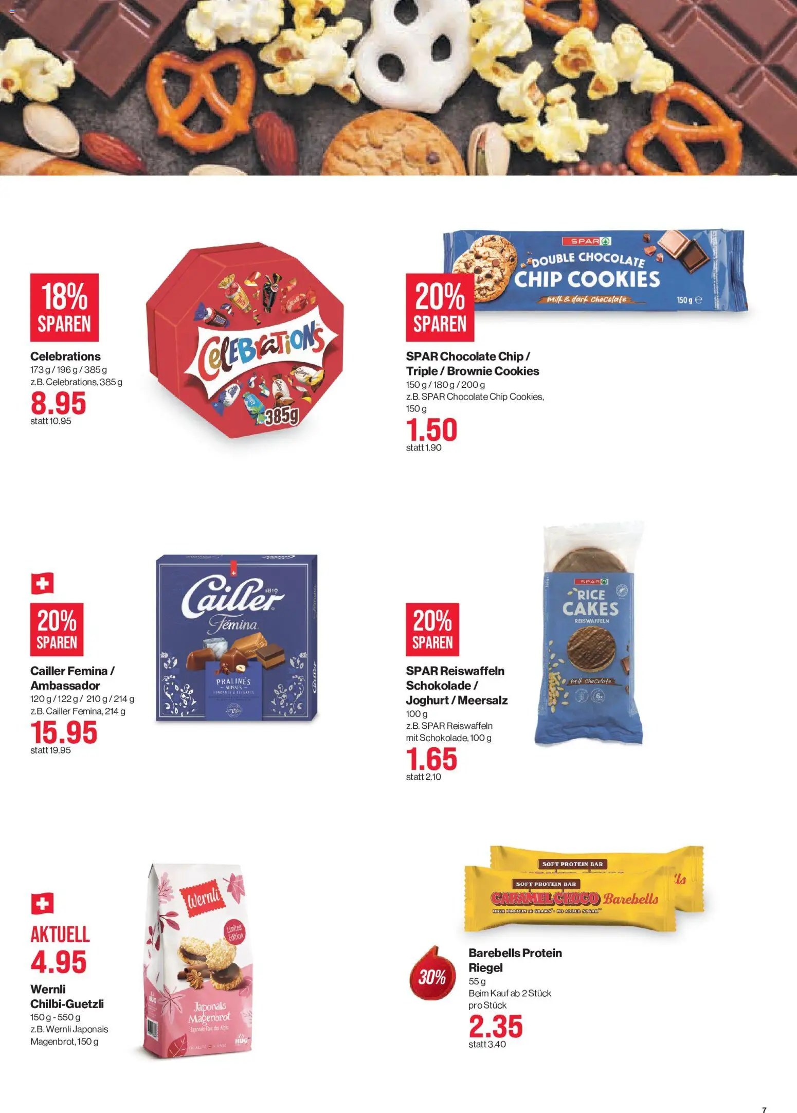 SPAR aktionen – gültig ab 03.09.2026 | Seite: 7 | Produkte: Celebrations, Joghurt, Schokolade