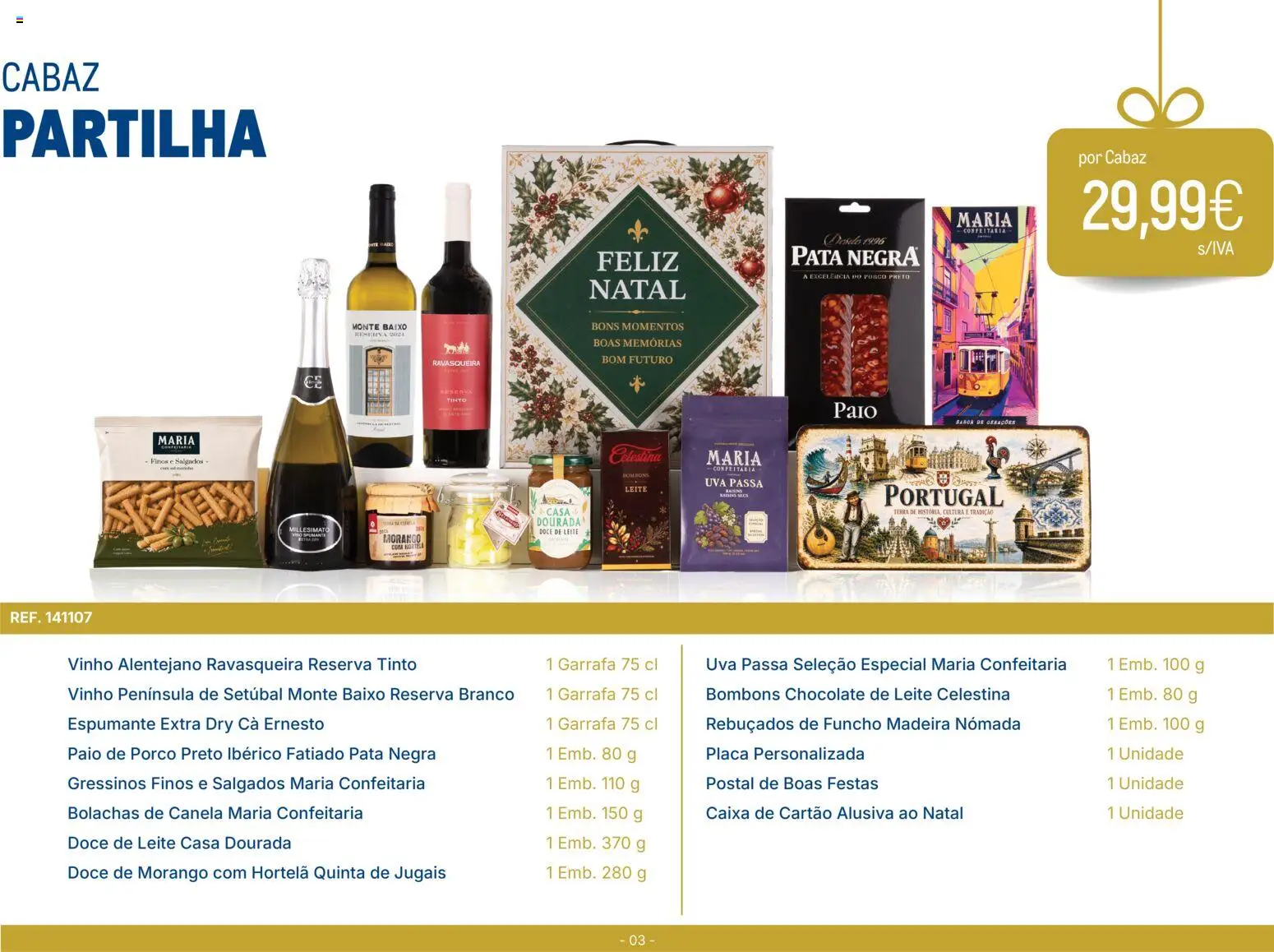 Makro - Cabazes de Natal 2026 │ válido de 03/11/2026 | Página: 3 | Produtos: Dourada, Doce de leite, Hortelã, Rebuçados