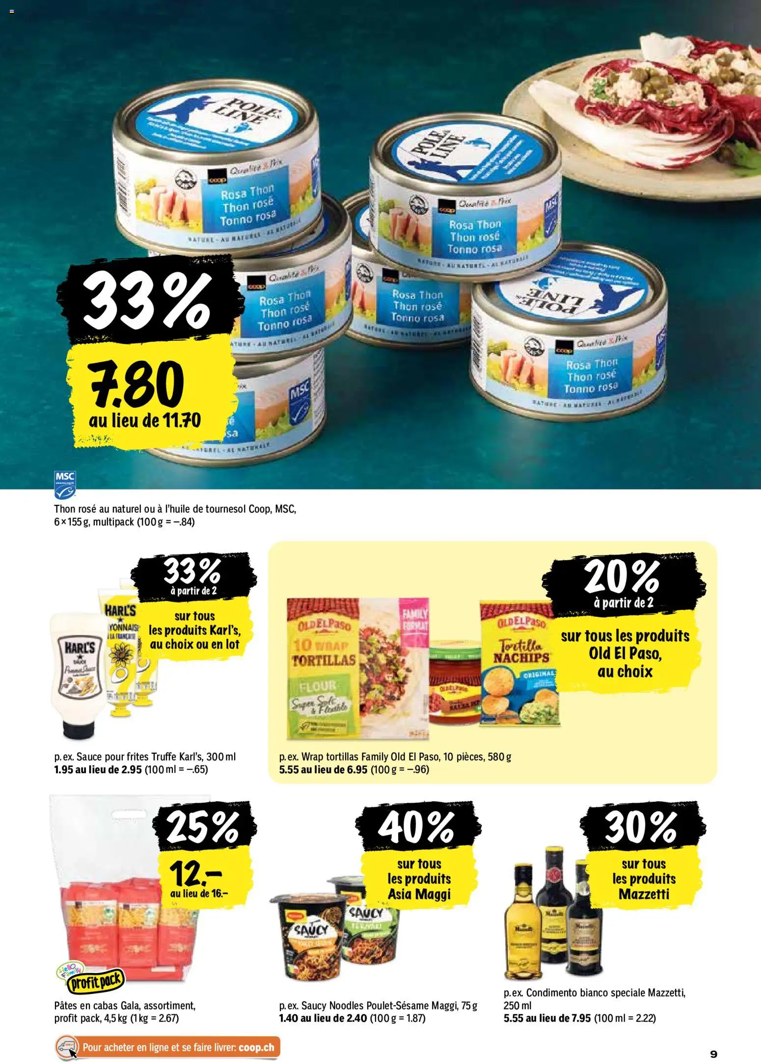 Coop aktionen FR – gültig ab 29.10.2026 | Seite: 9