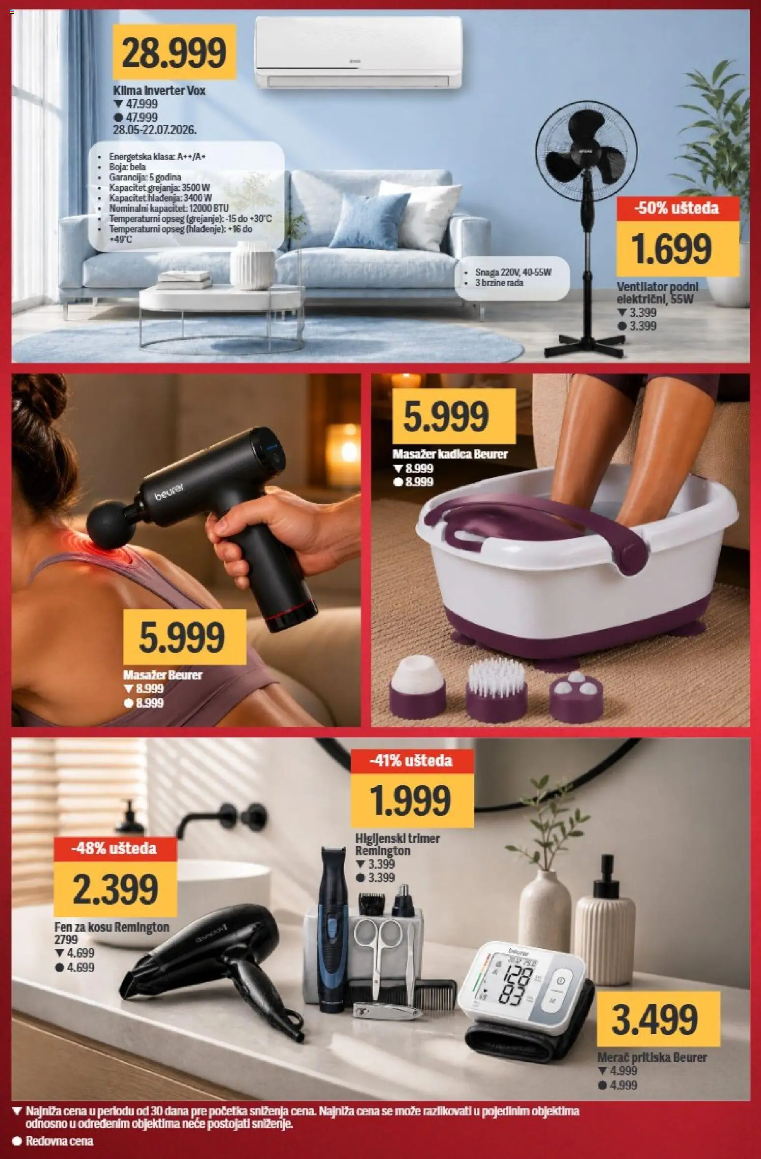 Mega Maxi katalog - važi od 04.06.2026 | Strana: 3 | Proizvode: Ventilator, Fen, Monitor, Klima