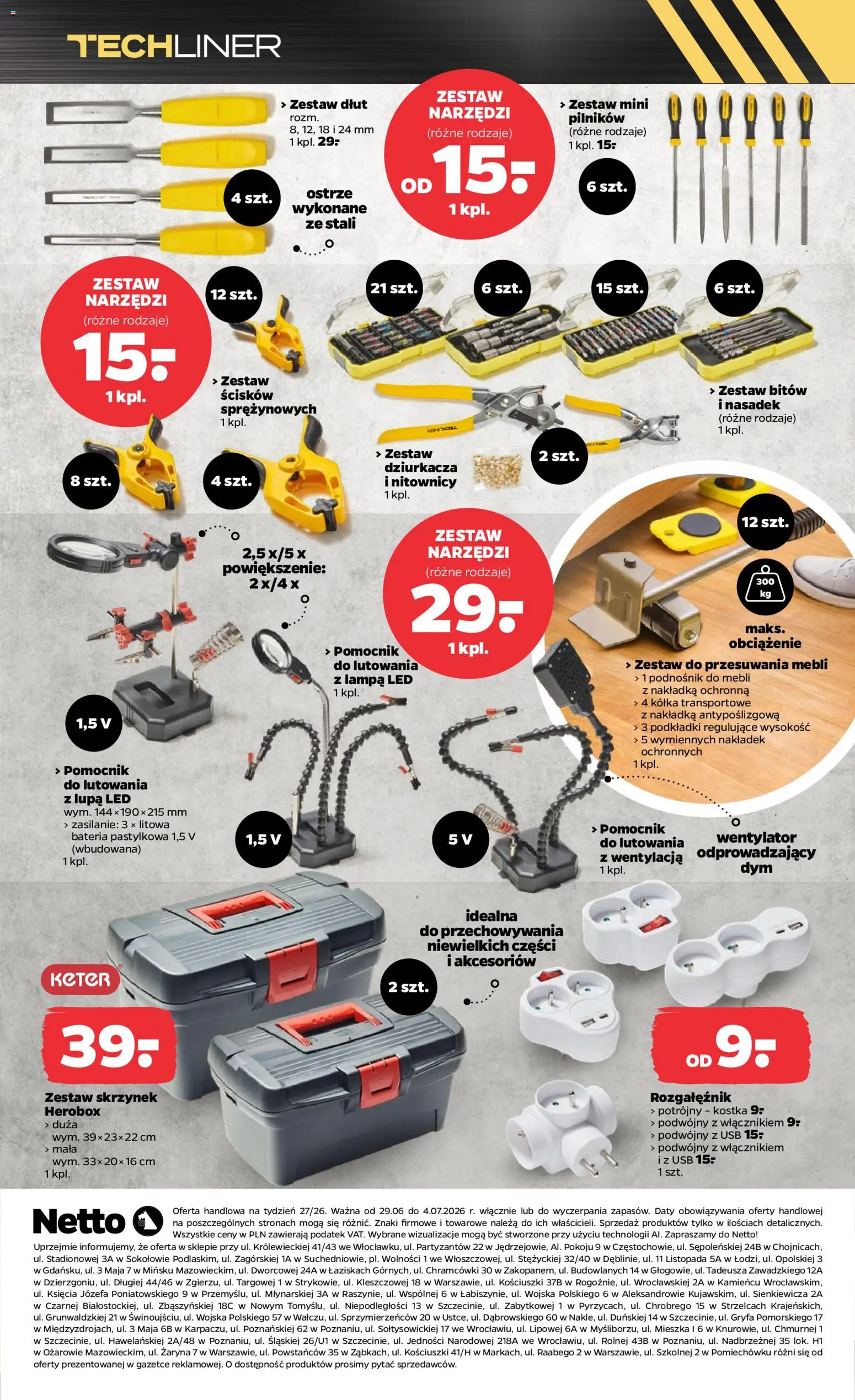 Netto gazetka od poniedziałku NonFood od 29.06.2026 | Strona: 3 | Produkty: USB, Wentylator, Bateria, Lampa