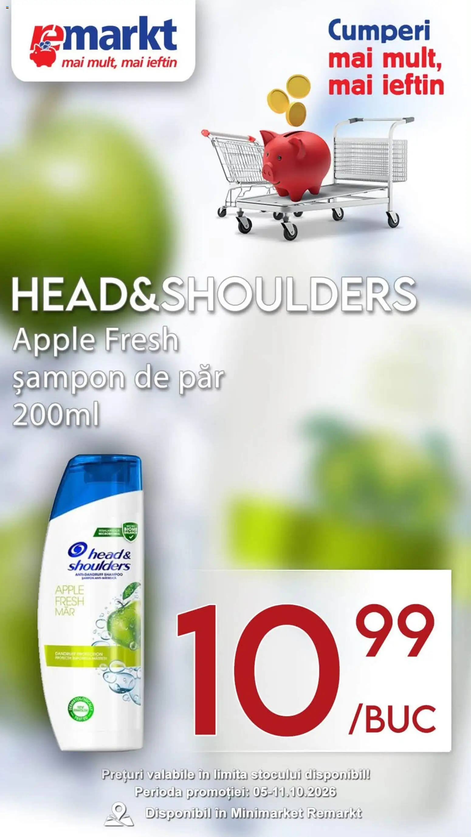 Noul catalog Remarkt – valabil de la 10.10.2026 | Pagină: 6 | Produse: Șampon, Apple