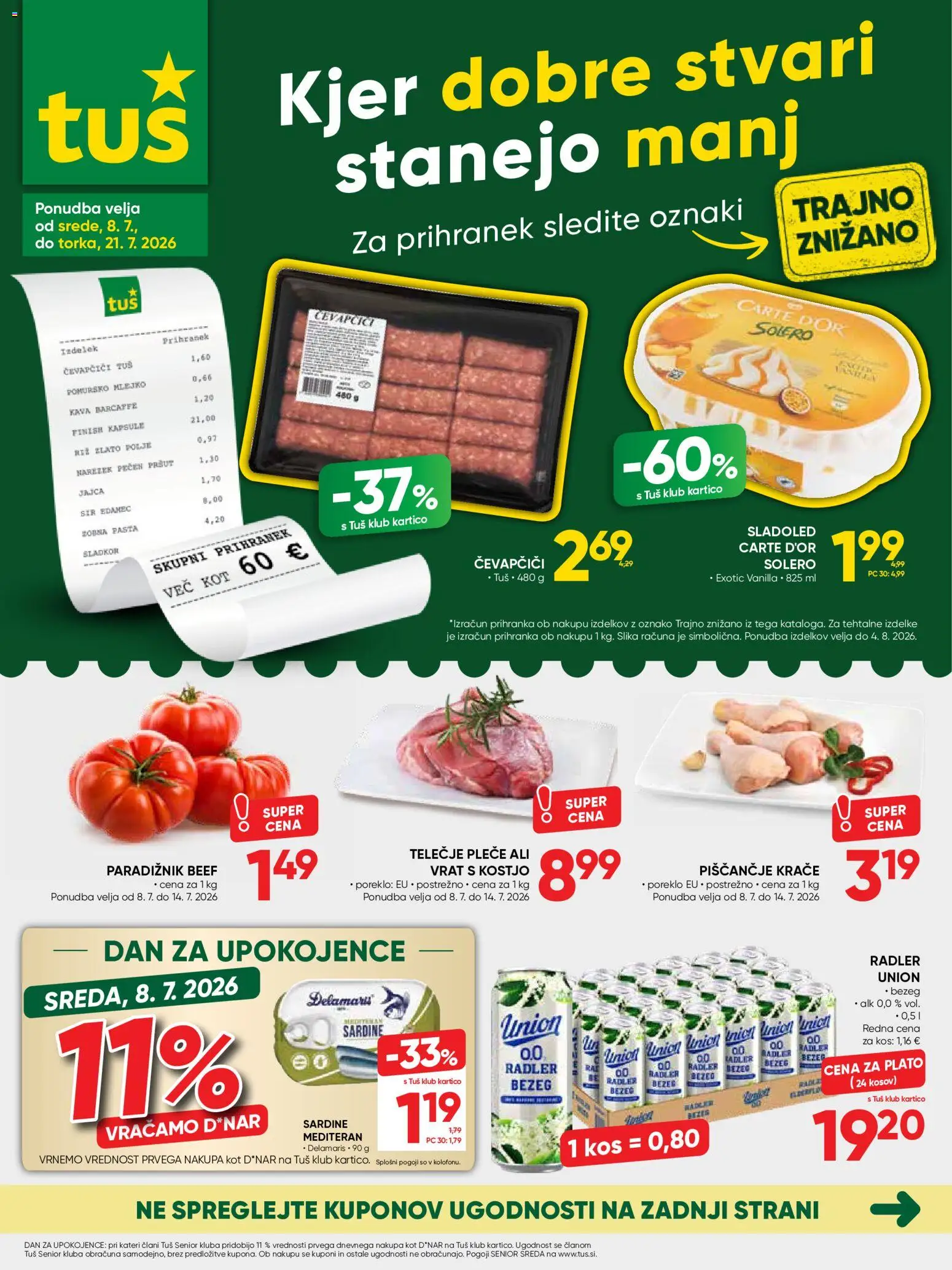 Tuš katalog | Veljaven od 08.07.2026 catalogue cover
