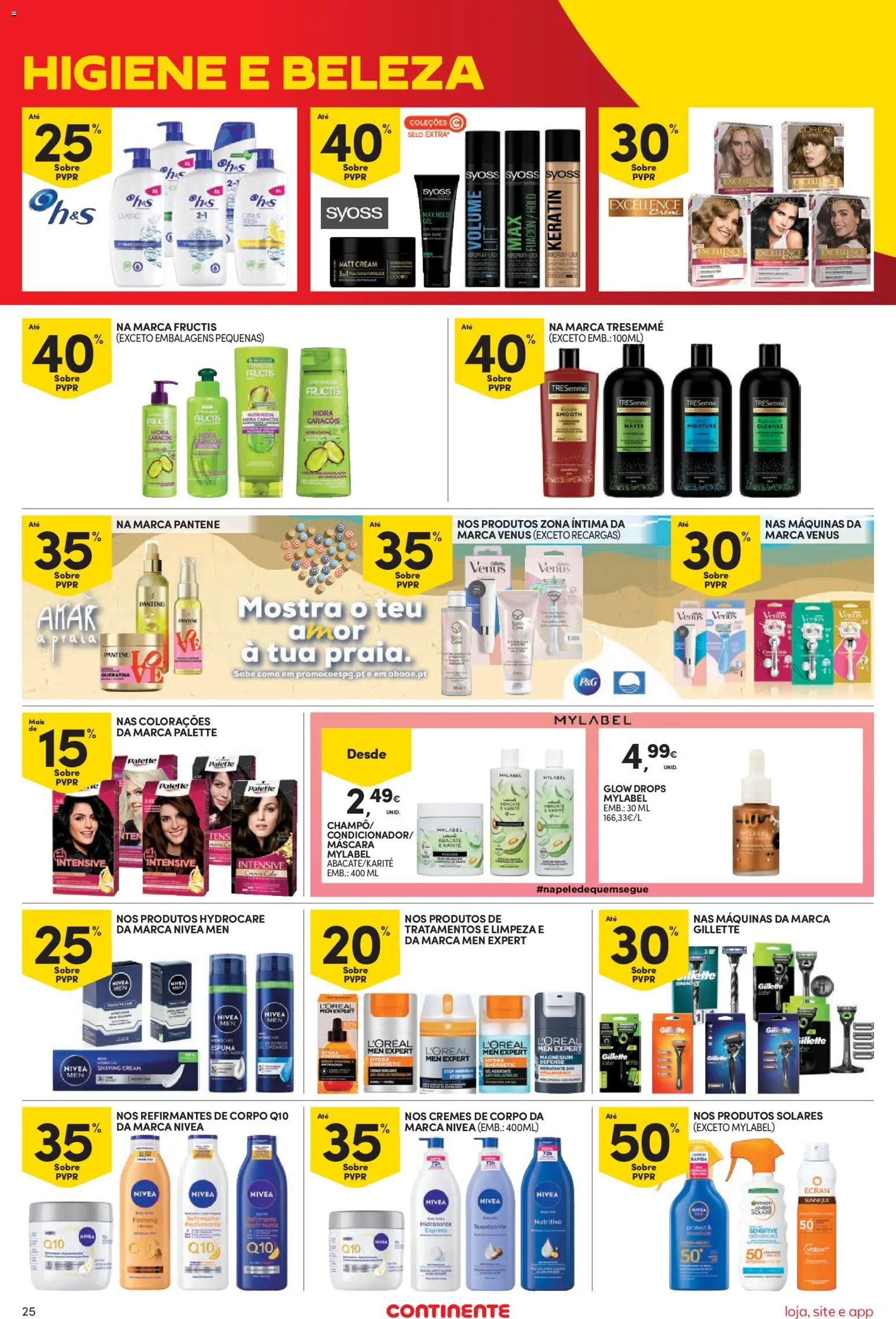 Continente Semanal Continente Bom Dia │ válido de 04/08/2026 | Página: 25 | Produtos: Abacate, Creme