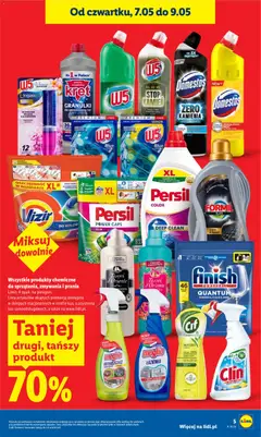 Pogląd oferty "Finish Powerball Quantum, Powerful clean & shine, all in 1 caps" - ważna od 07.05.2026 | Strona: 5 | Produkty: Meglio, Tesori d'oriente, Persil, Finish