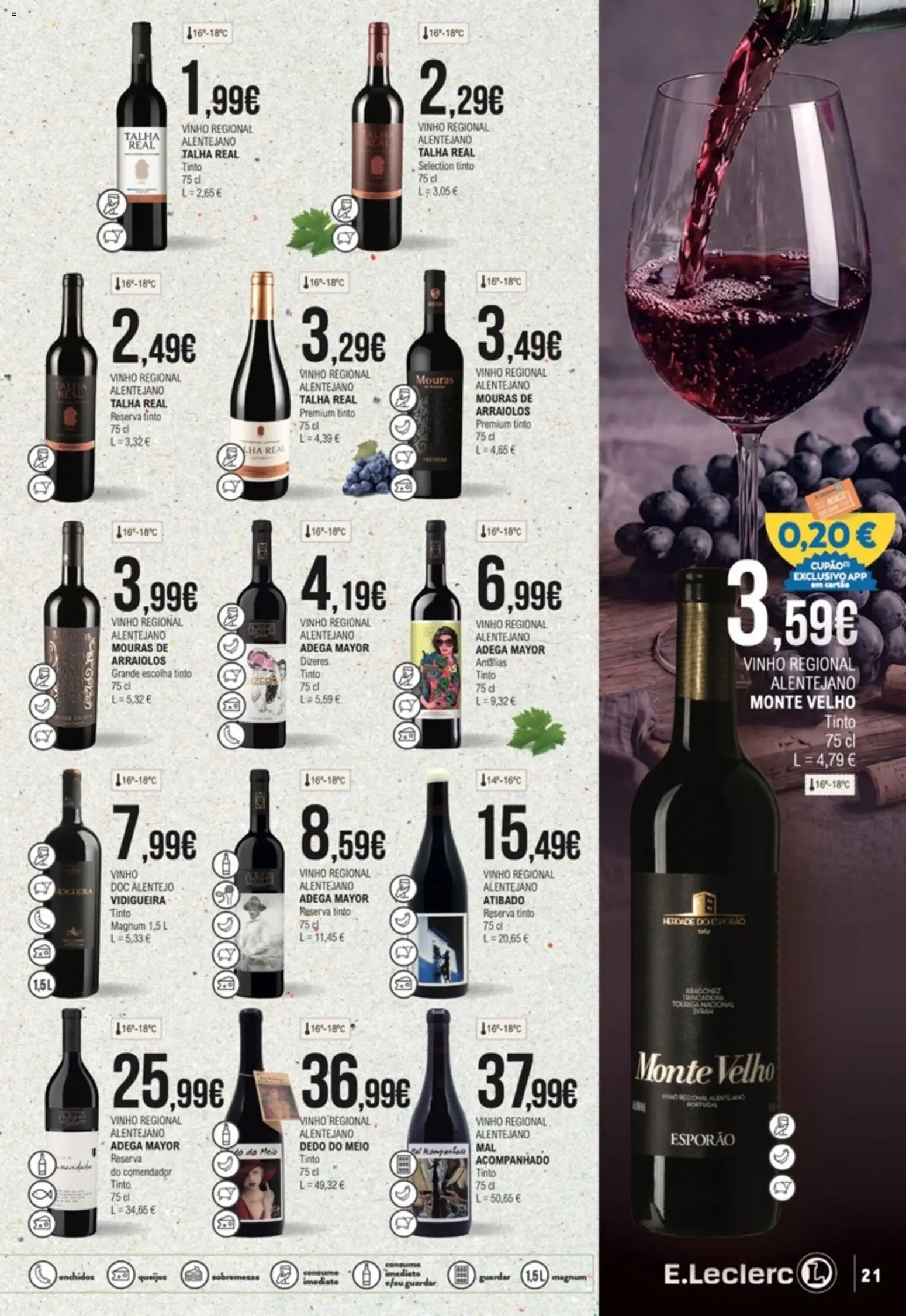 E.Leclerc folheto Feira dos Vinhos │ válido de 01/10/2026 | Página: 21 | Produtos: Sobremesas, Vinho