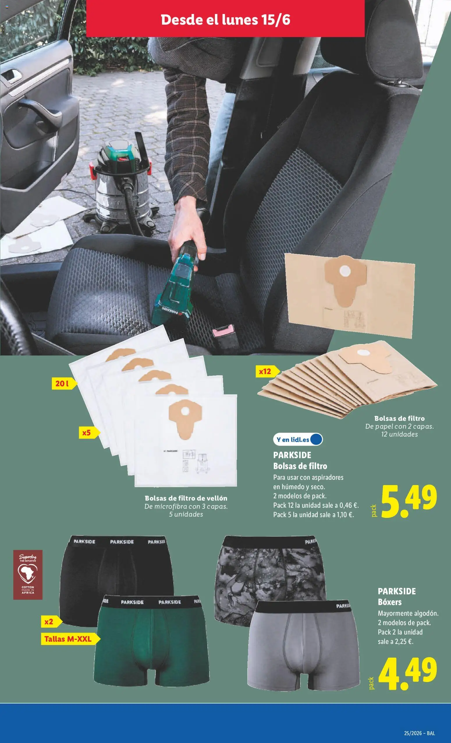 Lidl folleto de bazar Baleares │ válido desde el 15.06.2026 | Página: 13 | Productos: Boxers