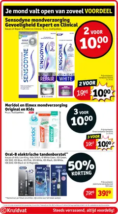 Oral-B elektrische tandenborstel**, Keuze uit Kids Lion King, Kids Stitch, iO White Clean, 102 Green, 102 DUO, 103 Blue, 103 Pink, i05 White, i05 Black, 106 White, 106 DUO, 109 Black en iO Magnetic. - Voorbeeld van een folder van Kruidvat, geldig van 05.05.2026 | Pagina: 27