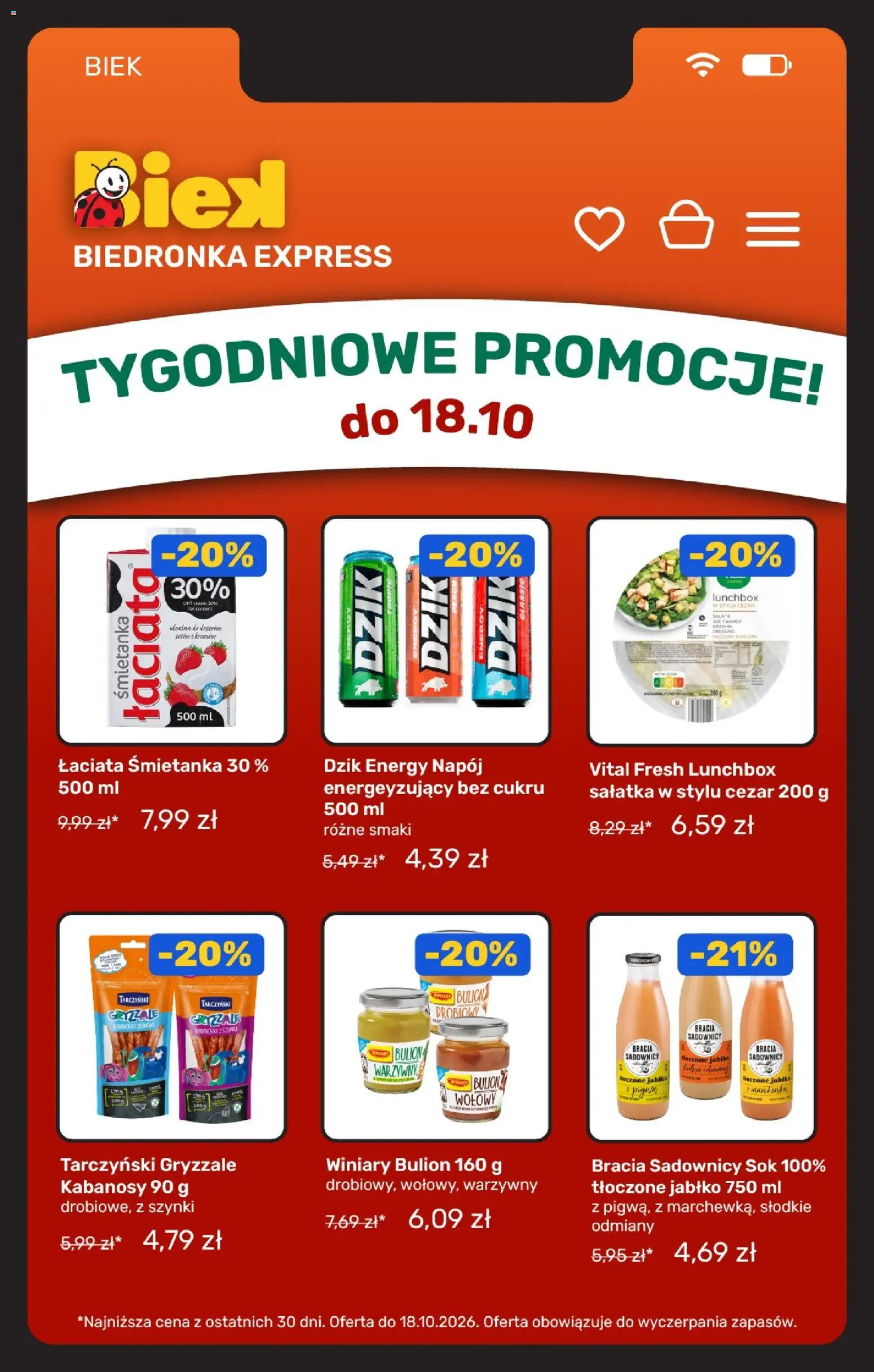 Biedronka Polsko leták - BIEK od 16.10.2026 | Strana: 5 | Produkty: Dressing, Jablka