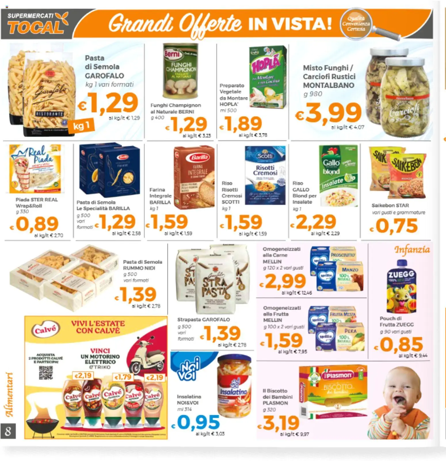 Volantino Tocal del 19.05.2026 | Pagina: 8 | Prodotti: Riso, Manzo, Frutta, Rustici