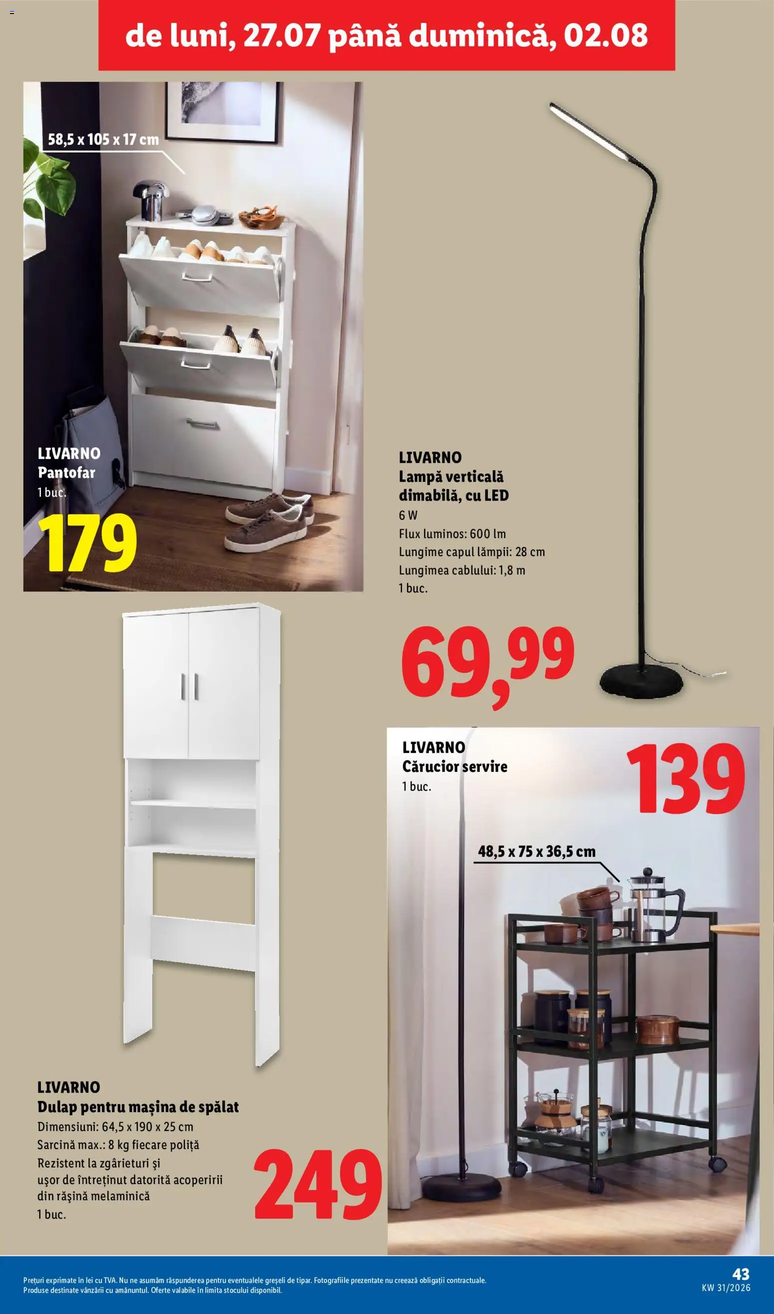 Noul catalog Lidl – valabil de la 27.07.2026 | Pagină: 43