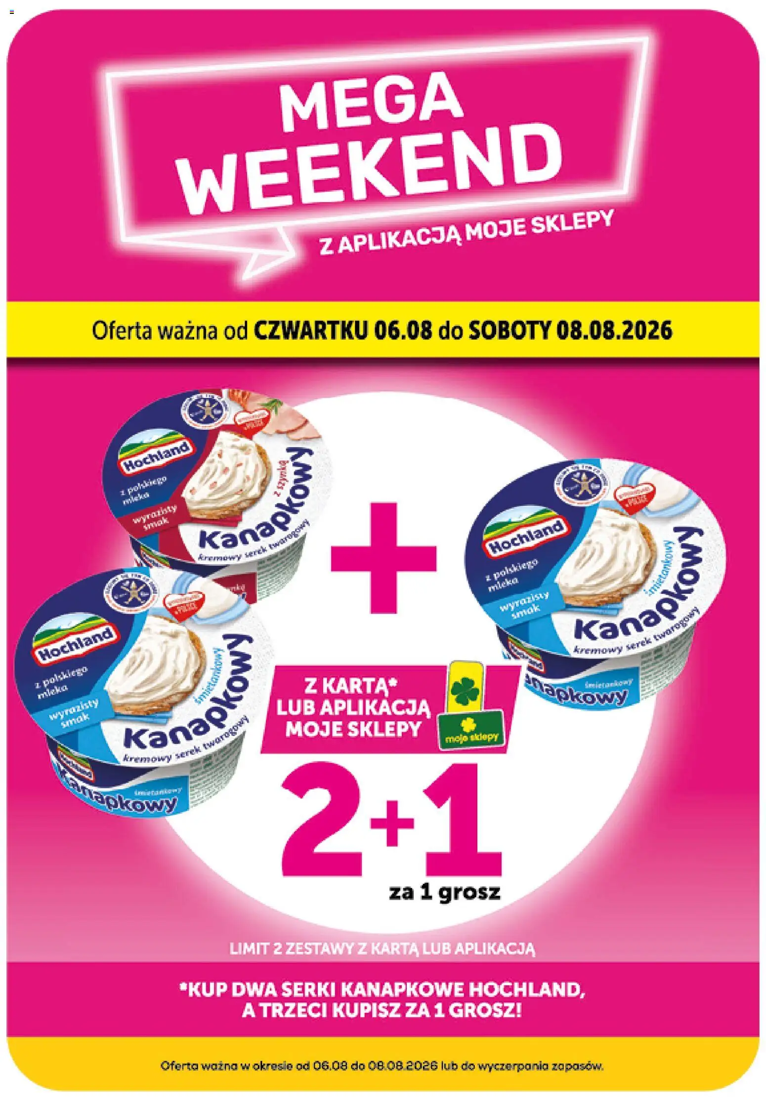 Groszek gazetka od 06.08.2026 | Strona: 7 | Produkty: Karta, Serek, Mleka