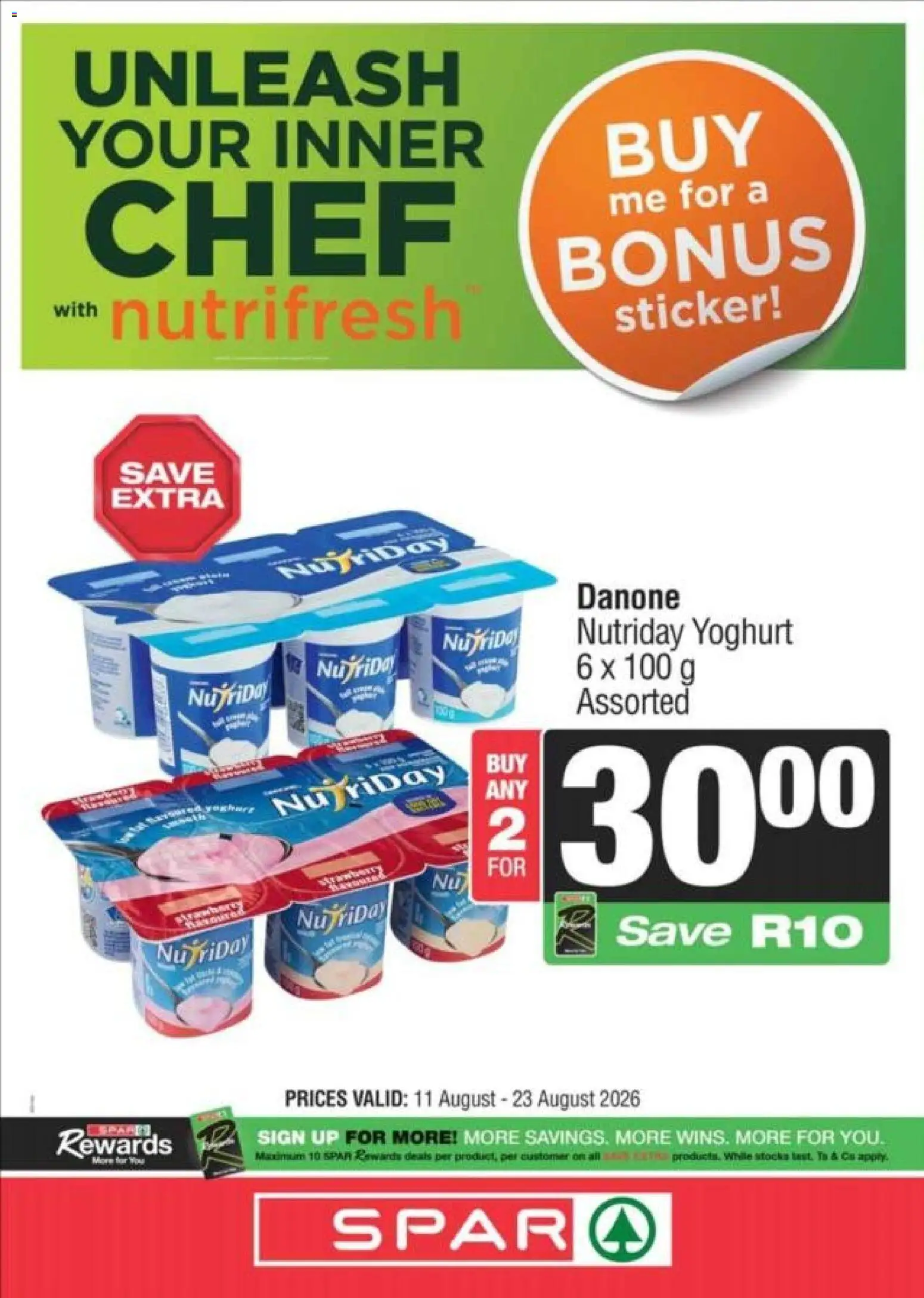 New Spar catalogue – valid from 11/08/2026 | Page: 1