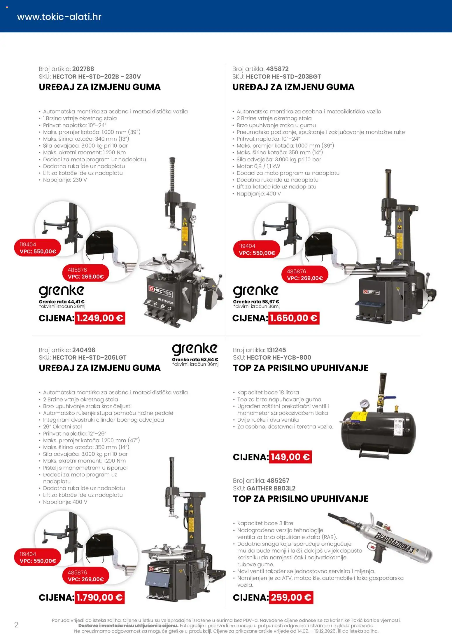 Tokić katalog | vrijedi od 14.09.2026 | Stranica: 2 | Proizvodi: Manometar, Stol, Ventil