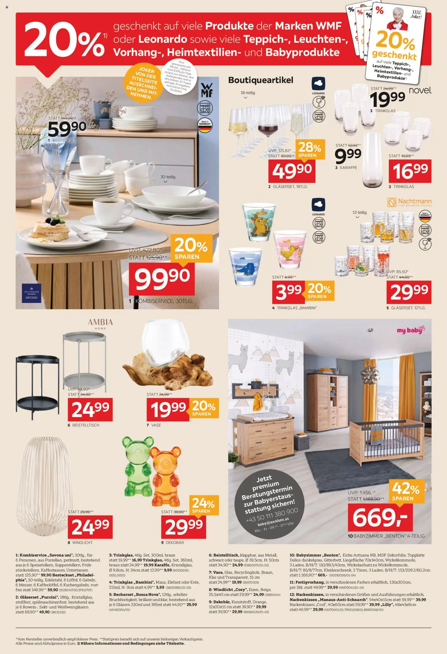 XXXLutz Gönns dir schon gültig ab 18.08.2026 | Seite: 6 | Produkte: Uhr, Teppich, Vase