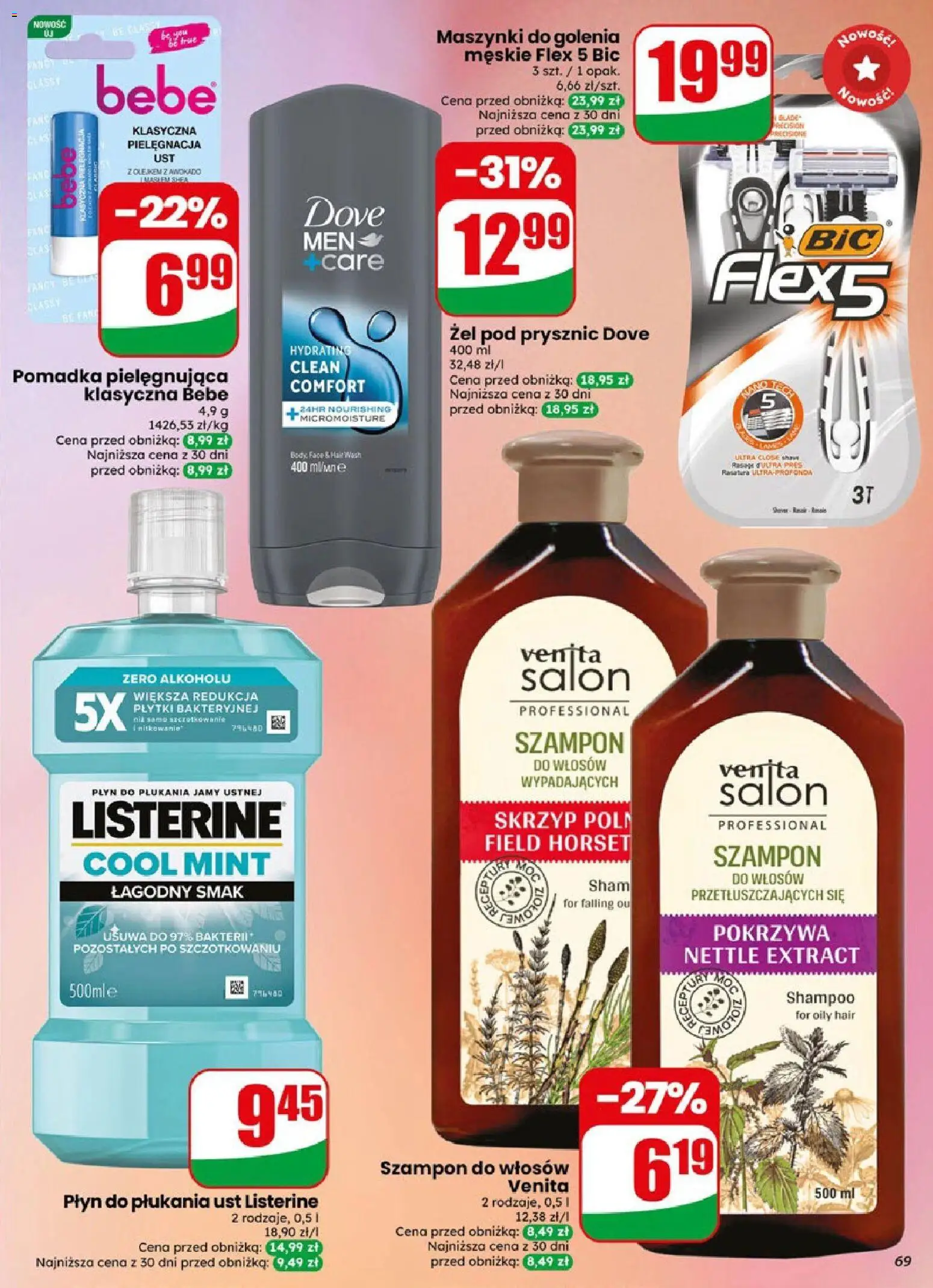 Dino gazetka od 06.05.2026 | Strona: 69 | Produkty: Żel pod prysznic, Płyn do płukania ust, Awokado, Płyn do płukania jamy ustnej