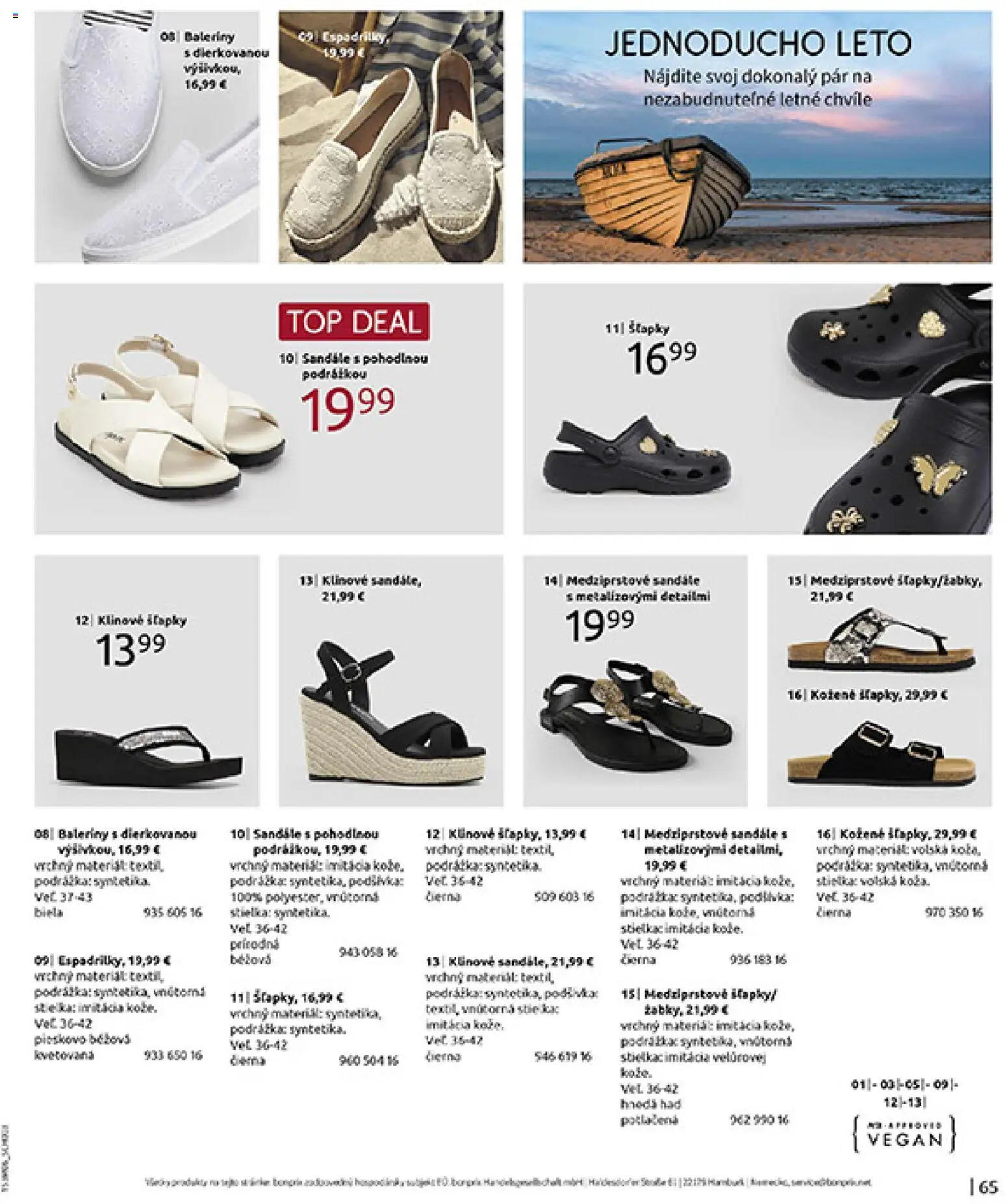 Nové Bonprix akcie – leták je platný od 15.06.2026 | Strana: 67 | Produkty: Sandále