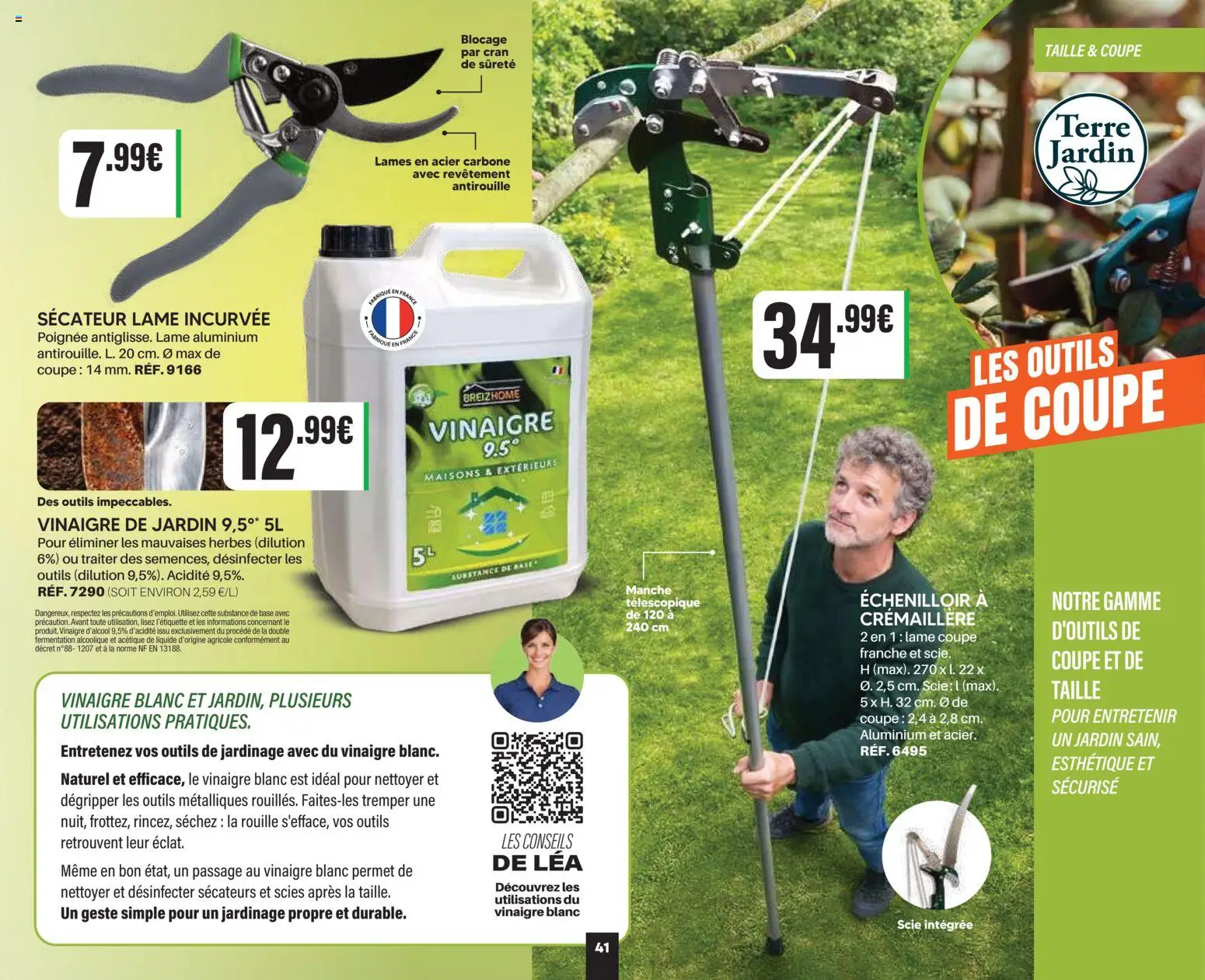 {H1} | Page: 41 | Produits: Base, Outils de jardinage, Sécateur, Vinaigre