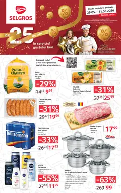 Ofertele Selgros valabile de la 29.05.2026
