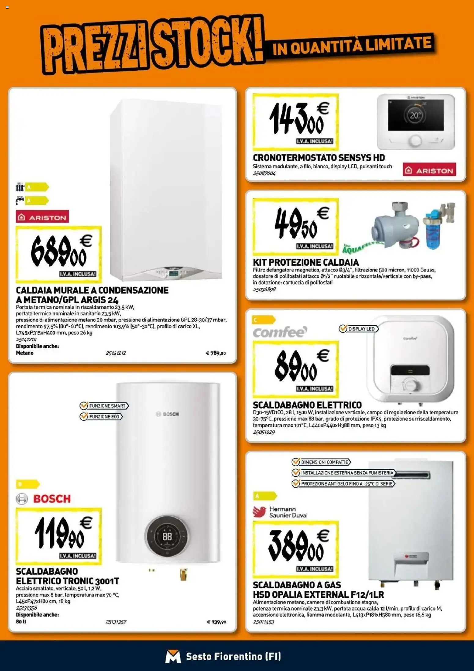 Volantino TECNOMAT del 24/09/2026 | Pagina: 7 | Prodotti: Scaldabagno, Caldaia, Acqua