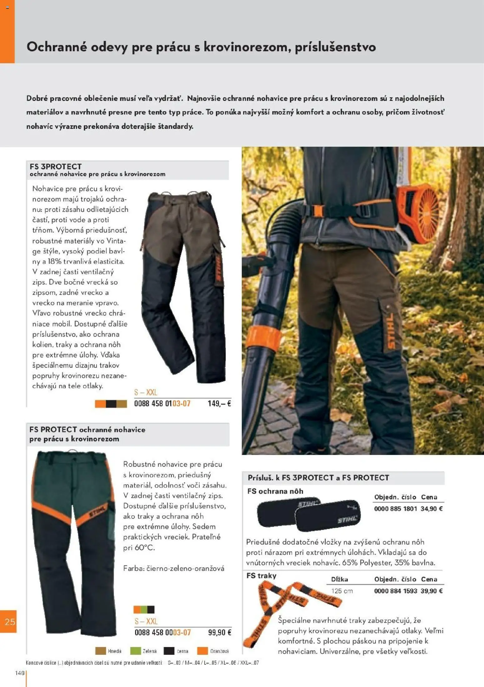 Nové STIHL akcie – leták je platný od 19.08.2026 | Strana: 148 | Produkty: Nohavice