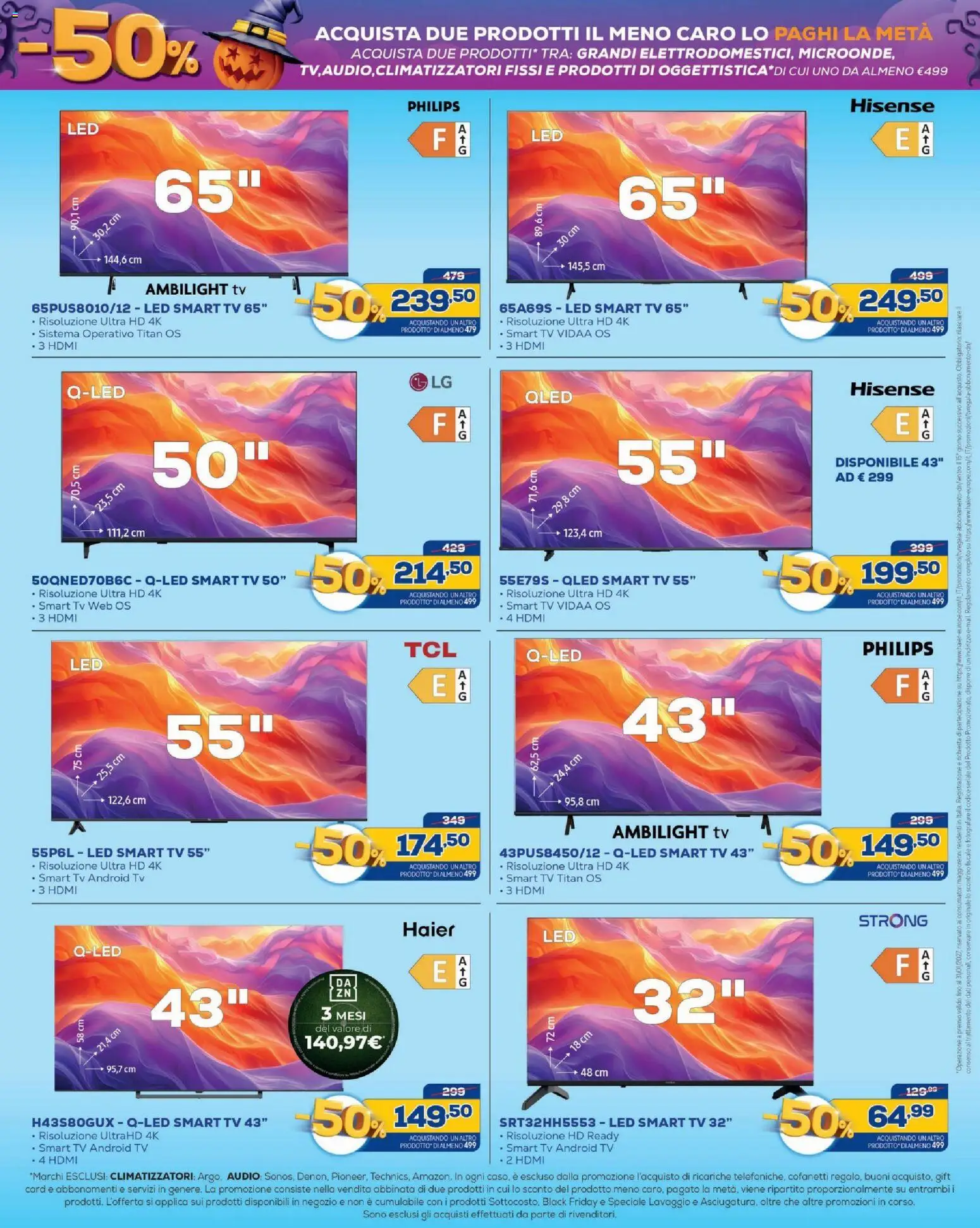 Volantino BRUNO del 19/10/2026 | Pagina: 5 | Prodotti: Caro, smart TV, TV, Audio