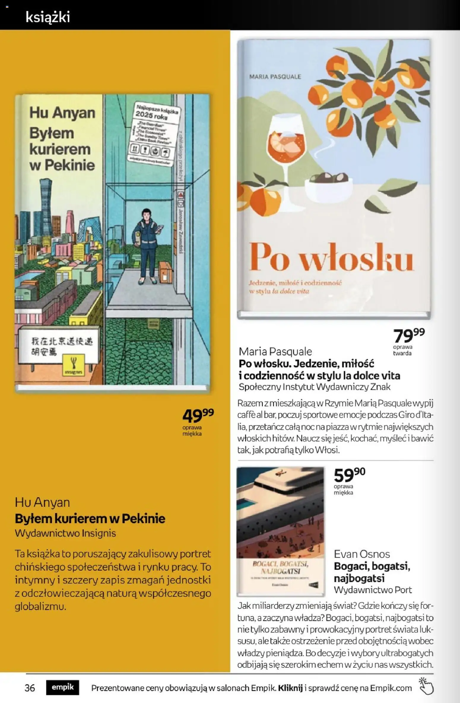 Empik promocje - Tom kultury Książki od 03.06.2026 | Strona: 36 | Produkty: Książki