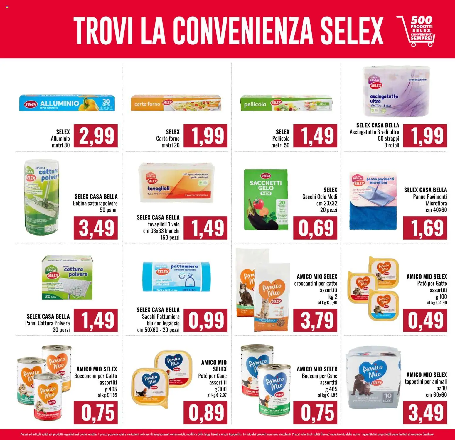 Volantino Famila del 08/10/2026 | Pagina: 15 | Prodotti: Pollo, Coniglio, Forno, Panni