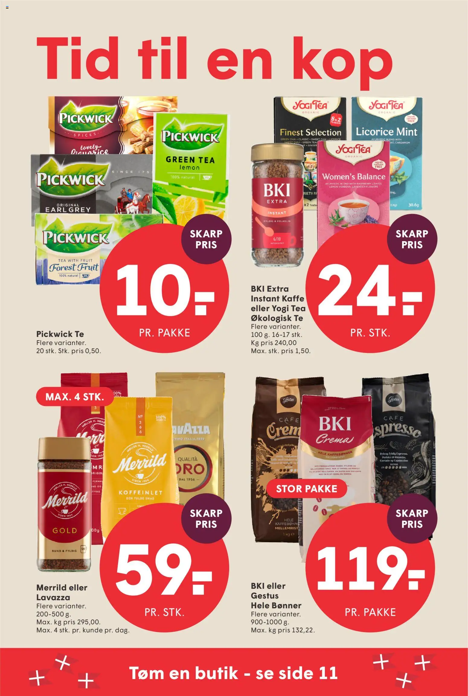 Spar tilbudsavis – gyldig fra 25/09/2026 | Side: 21 | Produkter: Kaffe, Te, Bønner, Instant Kaffe