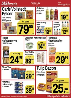 Abc Lavpris - Tilbudsavis gyldig fra 29/07/2026 | Side: 6 | Produkter: Pølser, Sennep, Remoulade, Peberfrugt