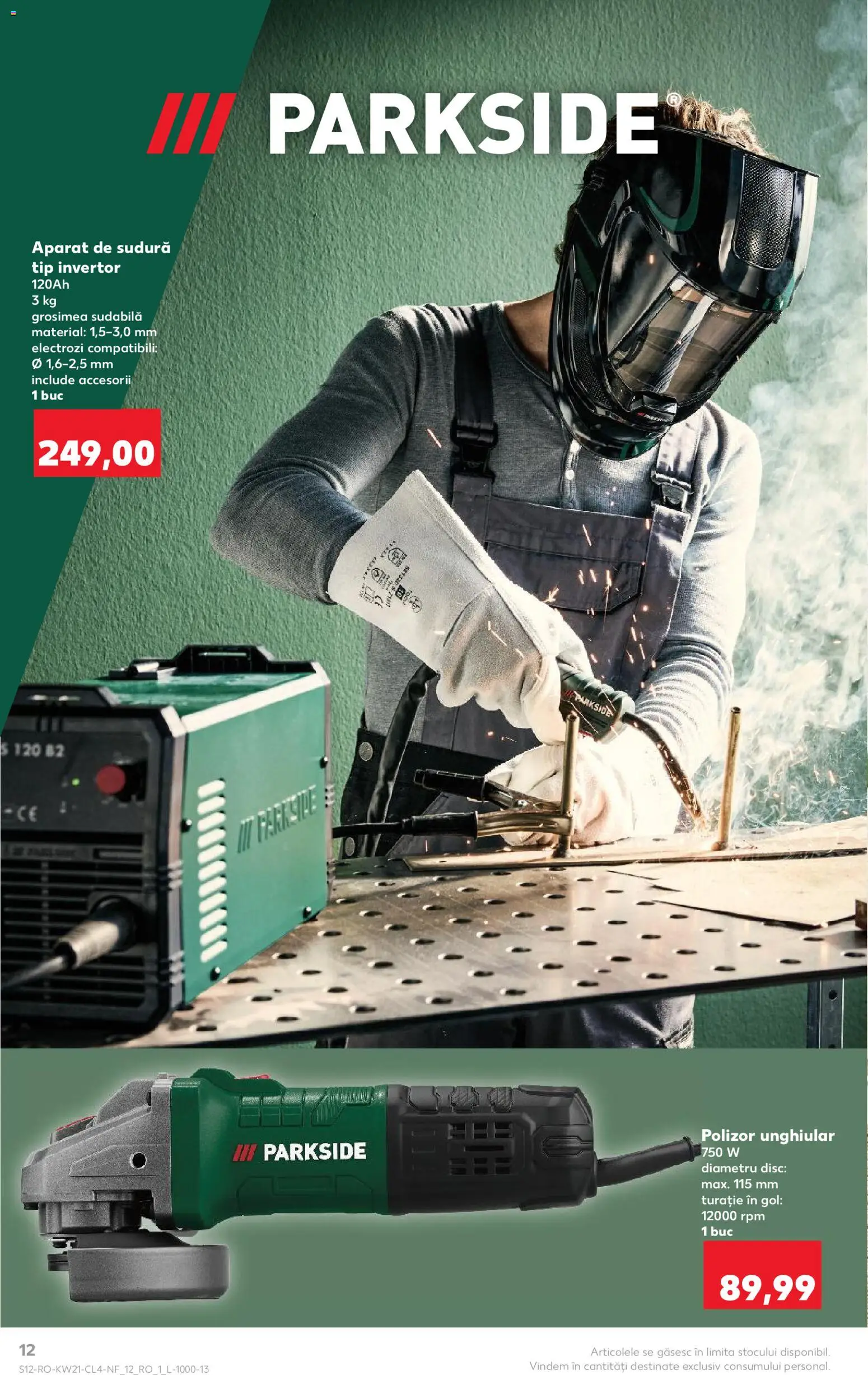 Noul catalog Kaufland – valabil de la 20.05.2026 | Pagină: 12 | Produse: Disc, Polizor