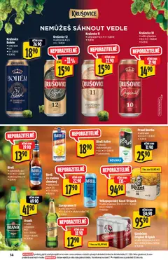 Náhled letáku Braník, světlé výčepní pivo od 29.07.2026 | Strana: 14