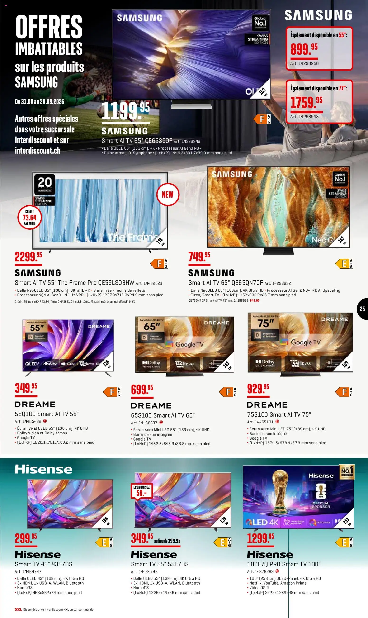 Interdiscount aktionen FR – gültig ab 31.08.2026 | Seite: 25