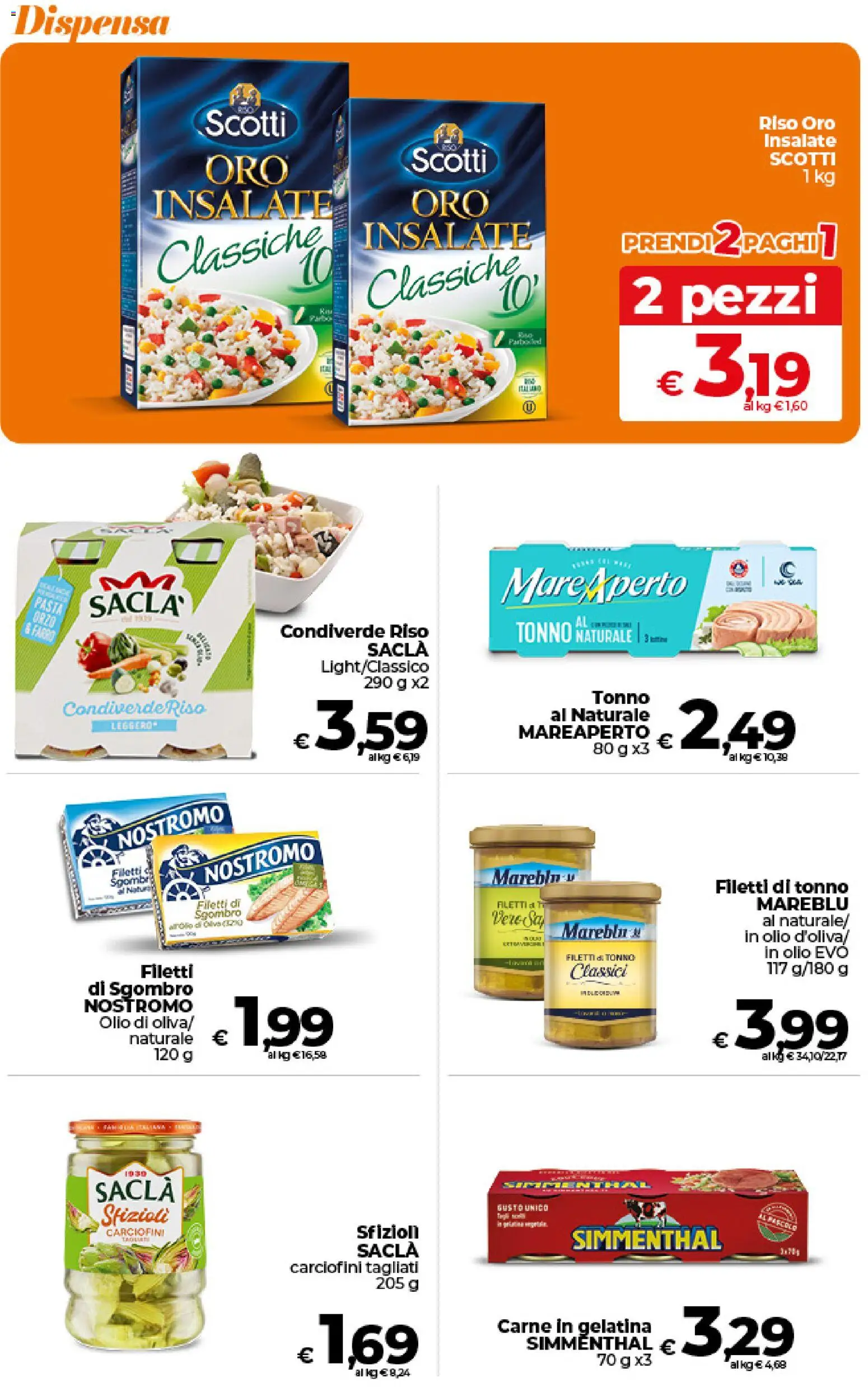 Volantino Ipercoop del 09.06.2026 | Pagina: 34 | Prodotti: Riso, Olio, Tonno, Sgombro