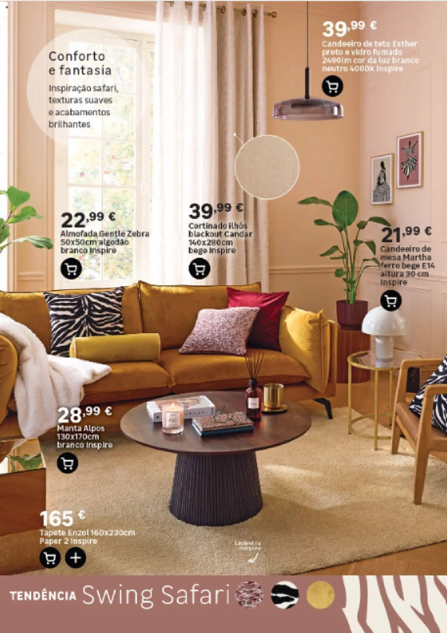 Leroy Merlin - Catálogo de Decoração Portugal Continental │ válido de 17/09/2026 | Página: 12 | Produtos: Ferro, Almofada, Mesa, Manta