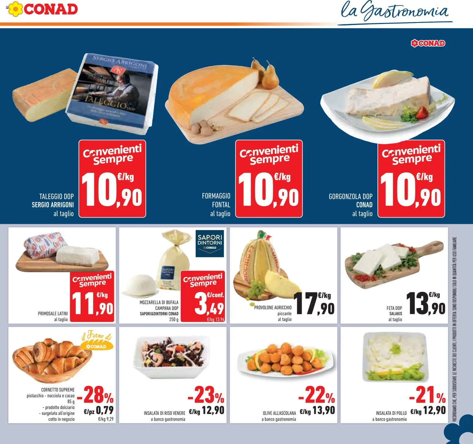 Volantino Conad del 15/07/2026 | Pagina: 17 | Prodotti: Riso, Formaggio, Feta, Insalata di riso